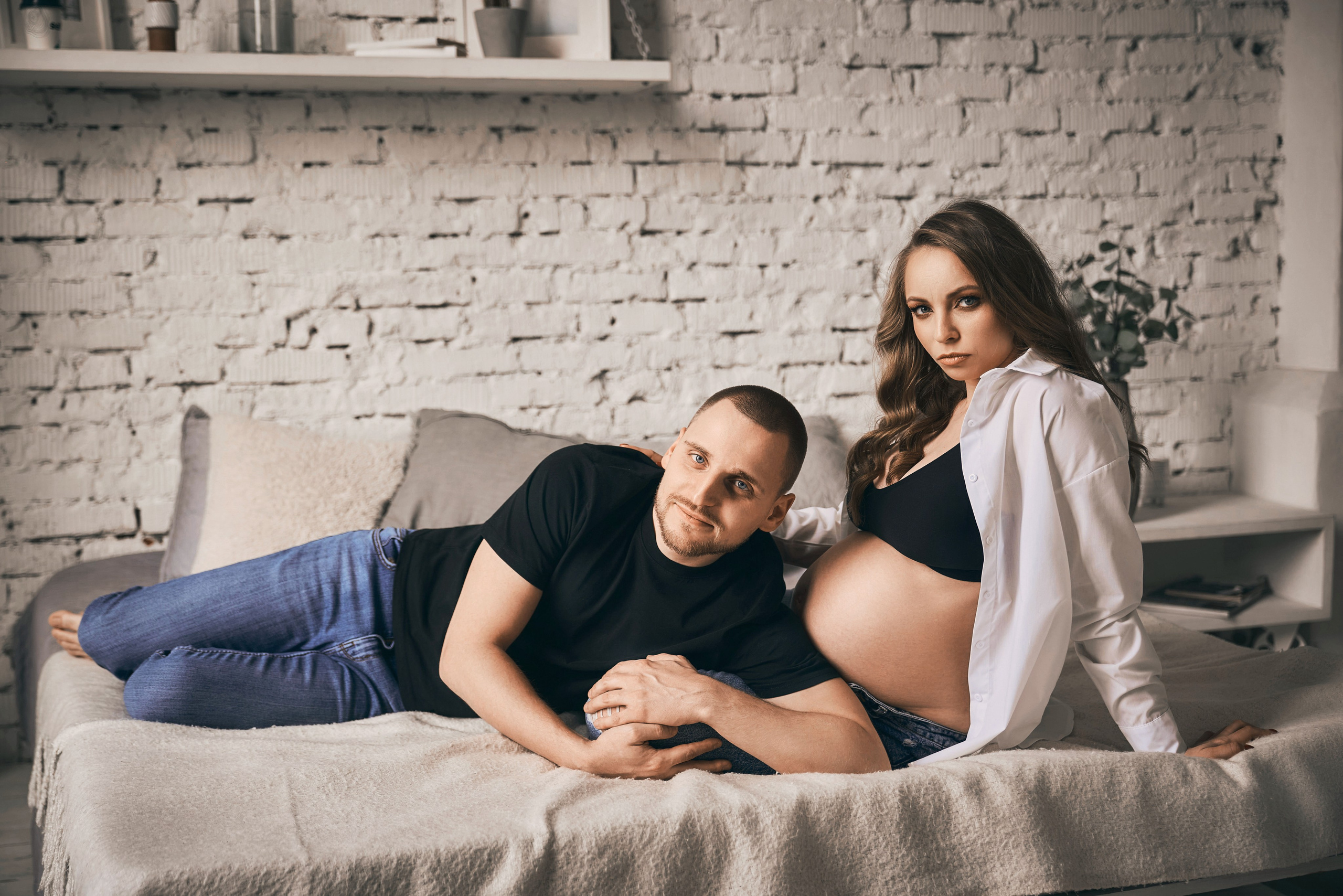 Семейная фотосессия беременности. Вячеслав и Александра