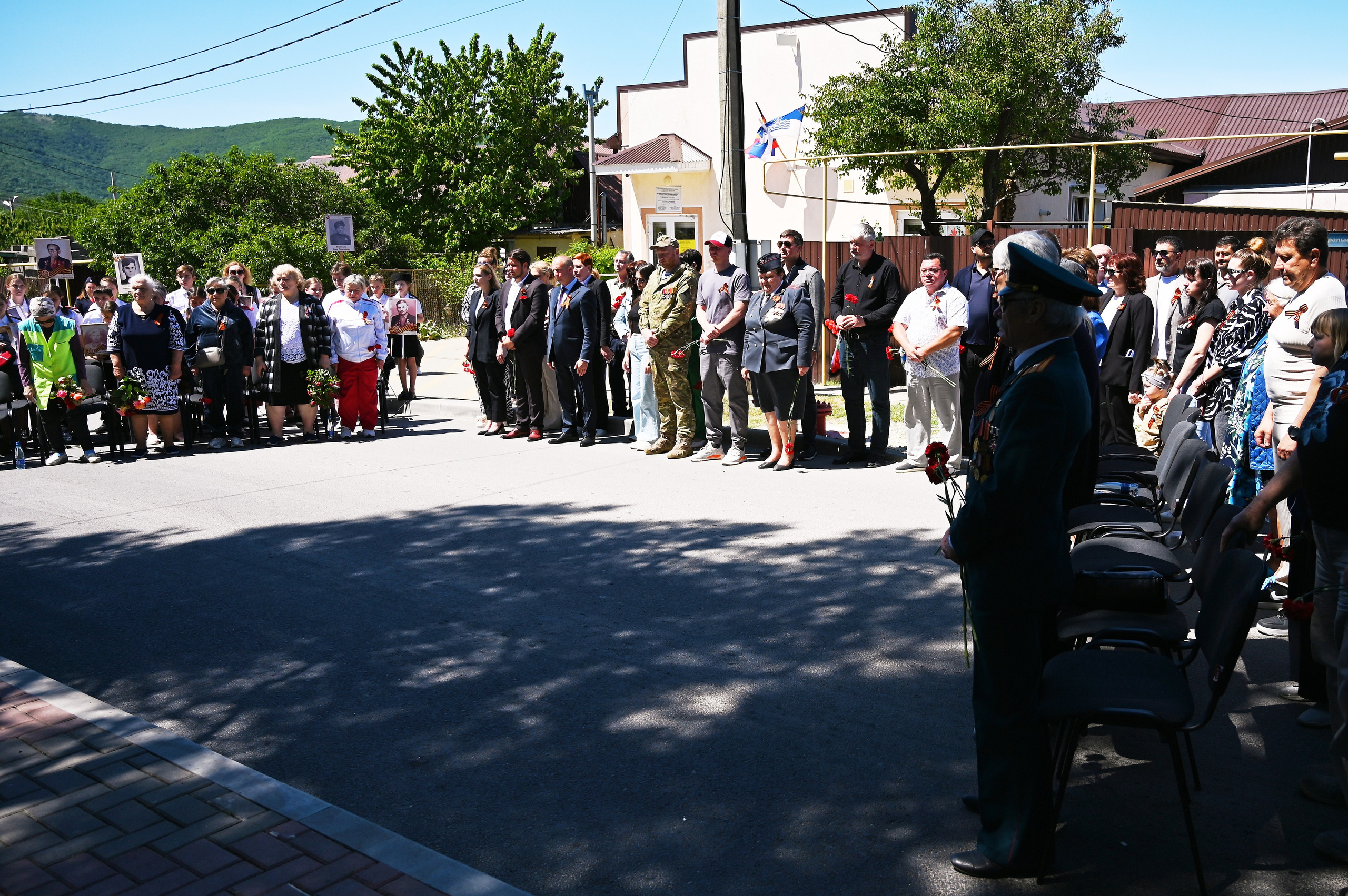 Митинг в с. Виноградное. Жизнь курорта Кабардинка в фотографиях