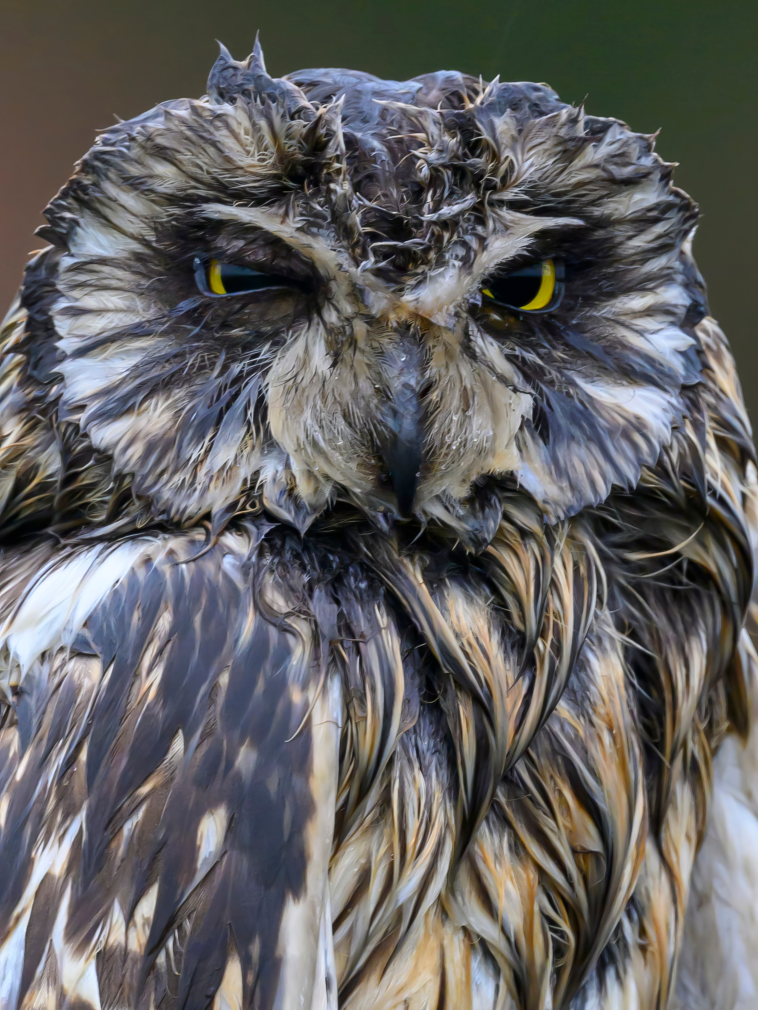 Совам не нравится дождь. Owls don't like rain. Фотограф Сергей Пупонин