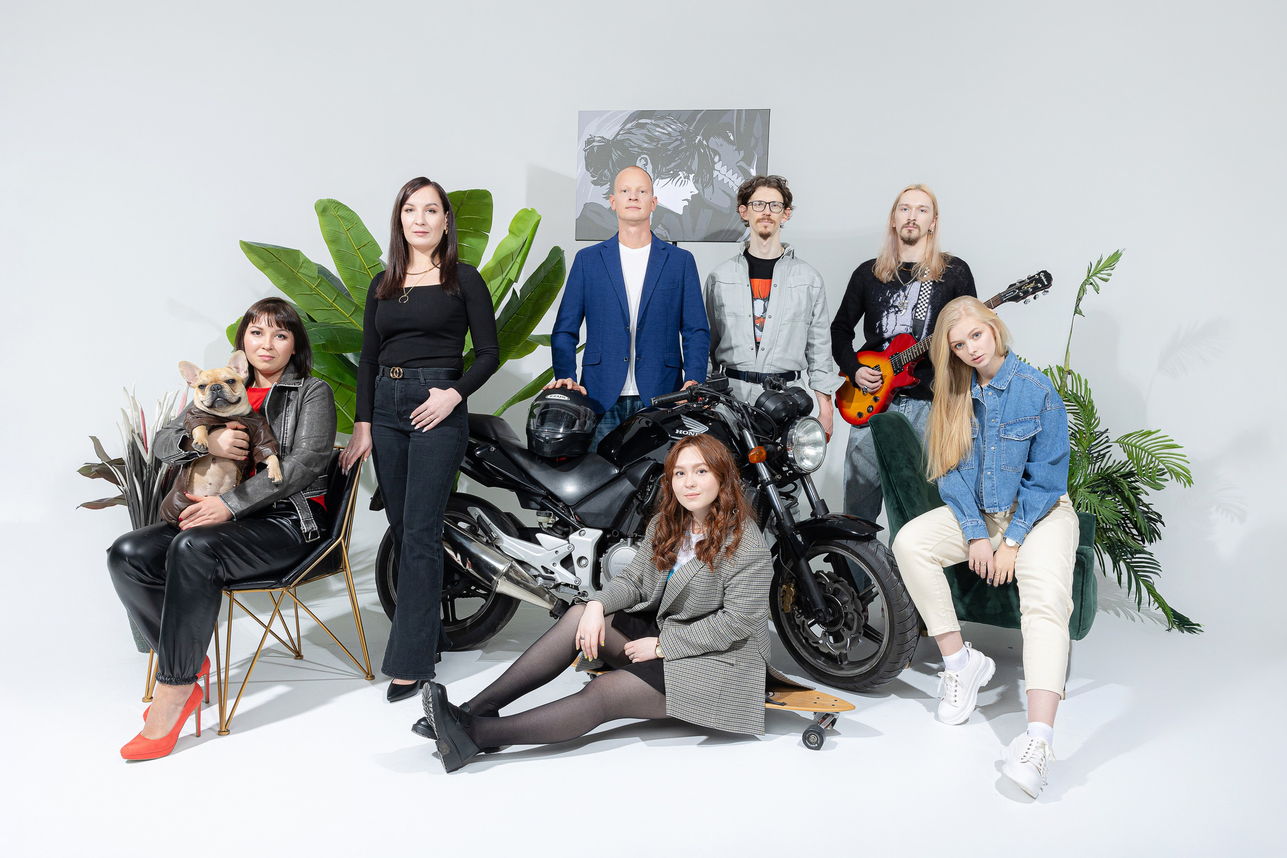 Командная фотосессия для ICU | Креативные портреты сотрудников