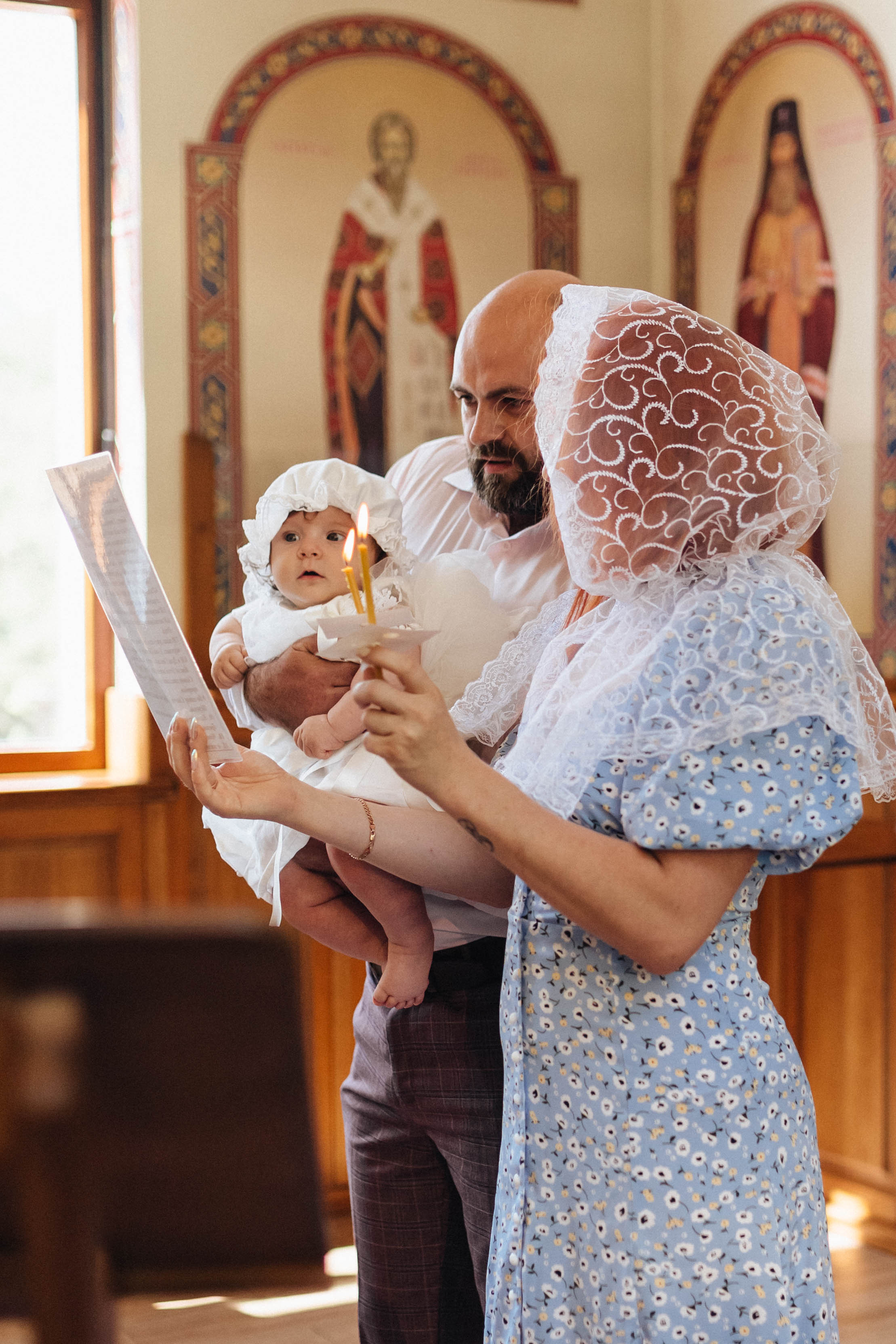 Репортаж с Таинства Крещения. Женская фотография|Ялта