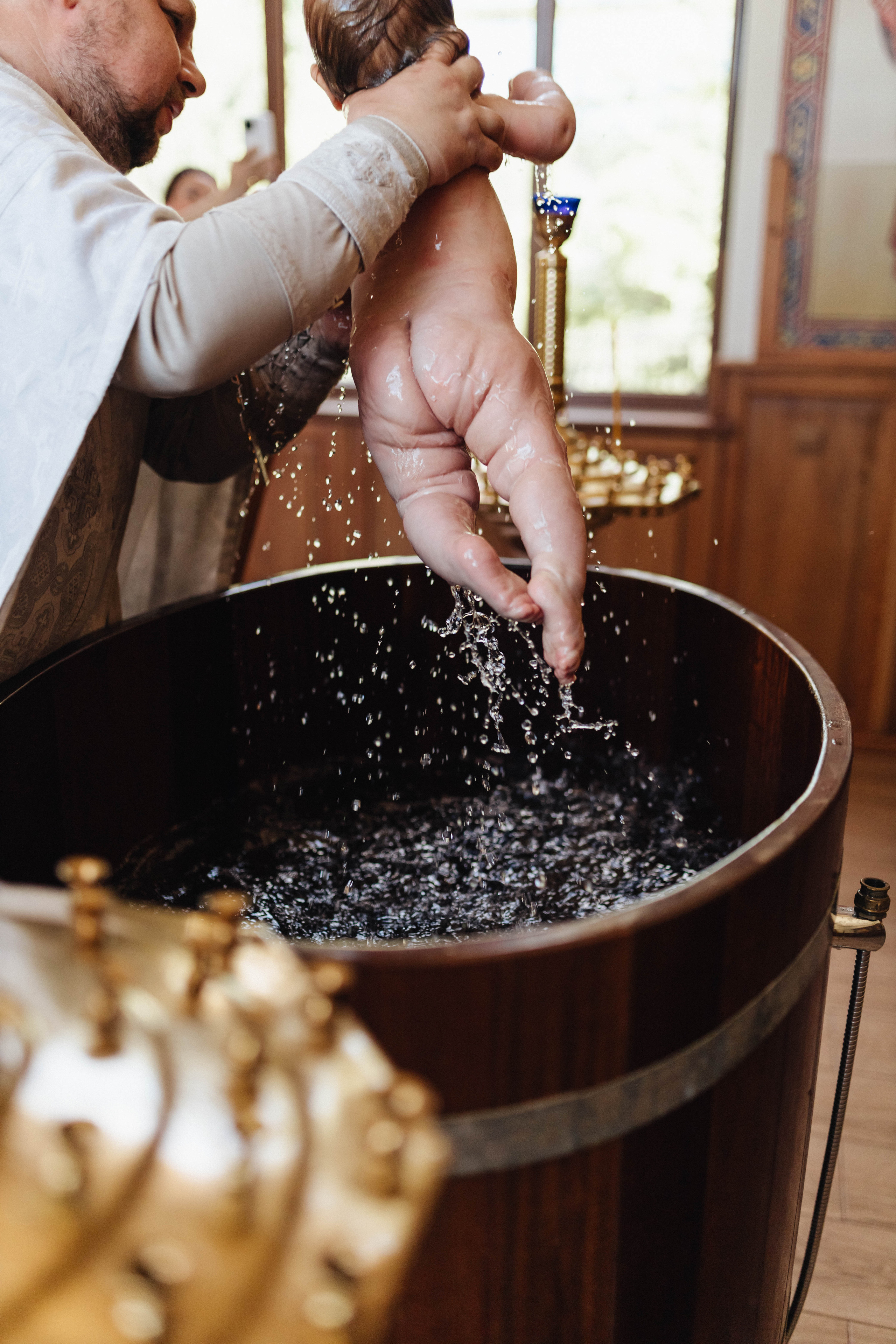 Репортаж с Таинства Крещения. Женская фотография|Ялта