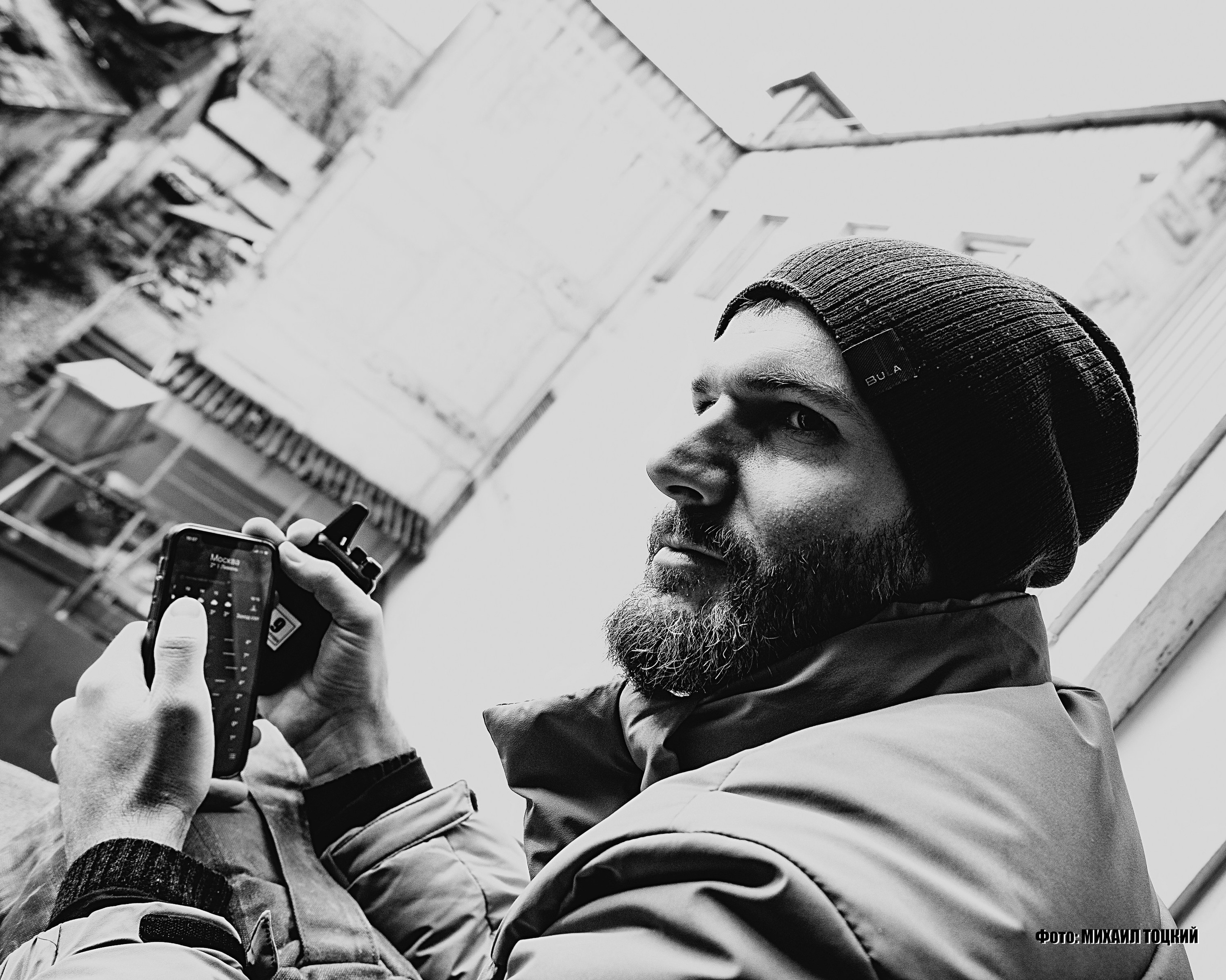 Оператор Иван Германов за работой