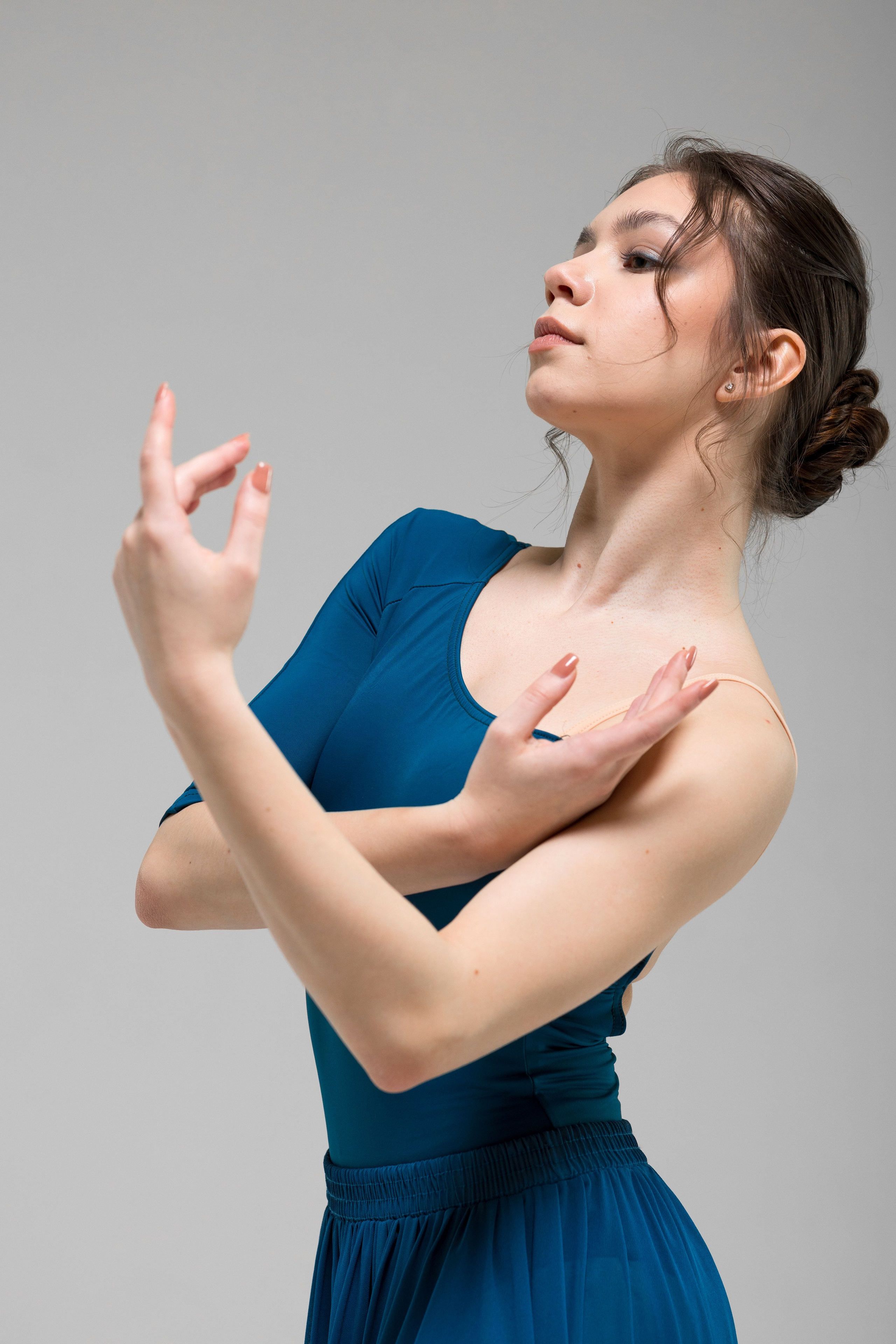 Купальник балетный «Один рукав» напрокат / Zidans. Балетный фотограф Алина Ханько — Душа Балета