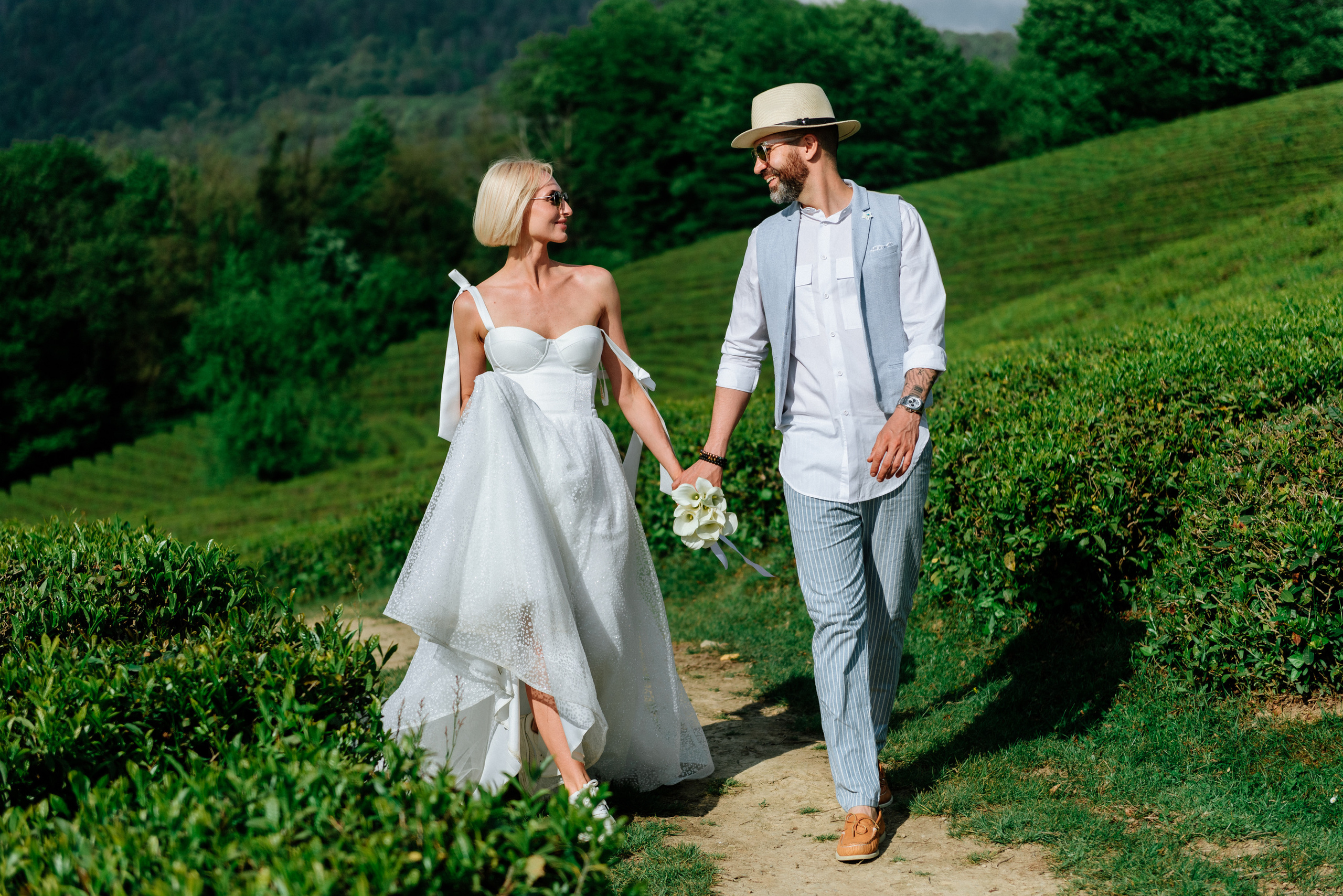 Wedding photoshoot on tea plantations. Fedor Lemeshko — Destination Wedding and Family Lifestyle photographer
