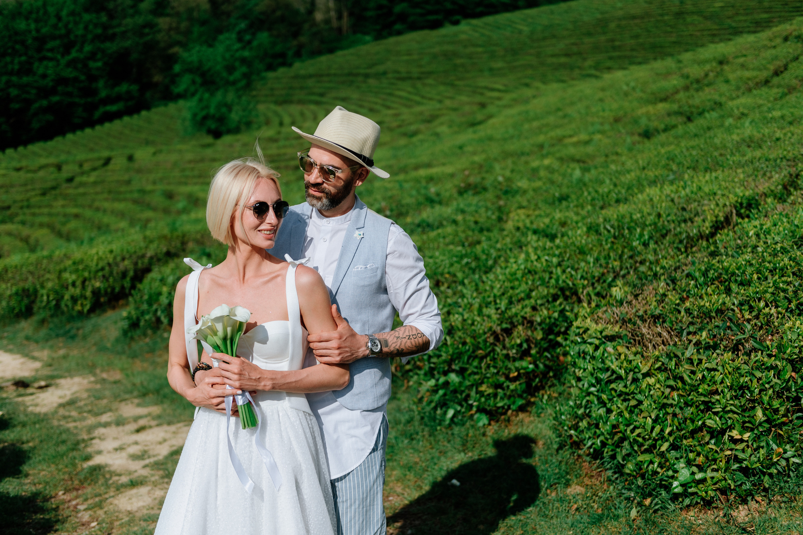Wedding photoshoot on tea plantations. Fedor Lemeshko — Destination Wedding and Family Lifestyle photographer