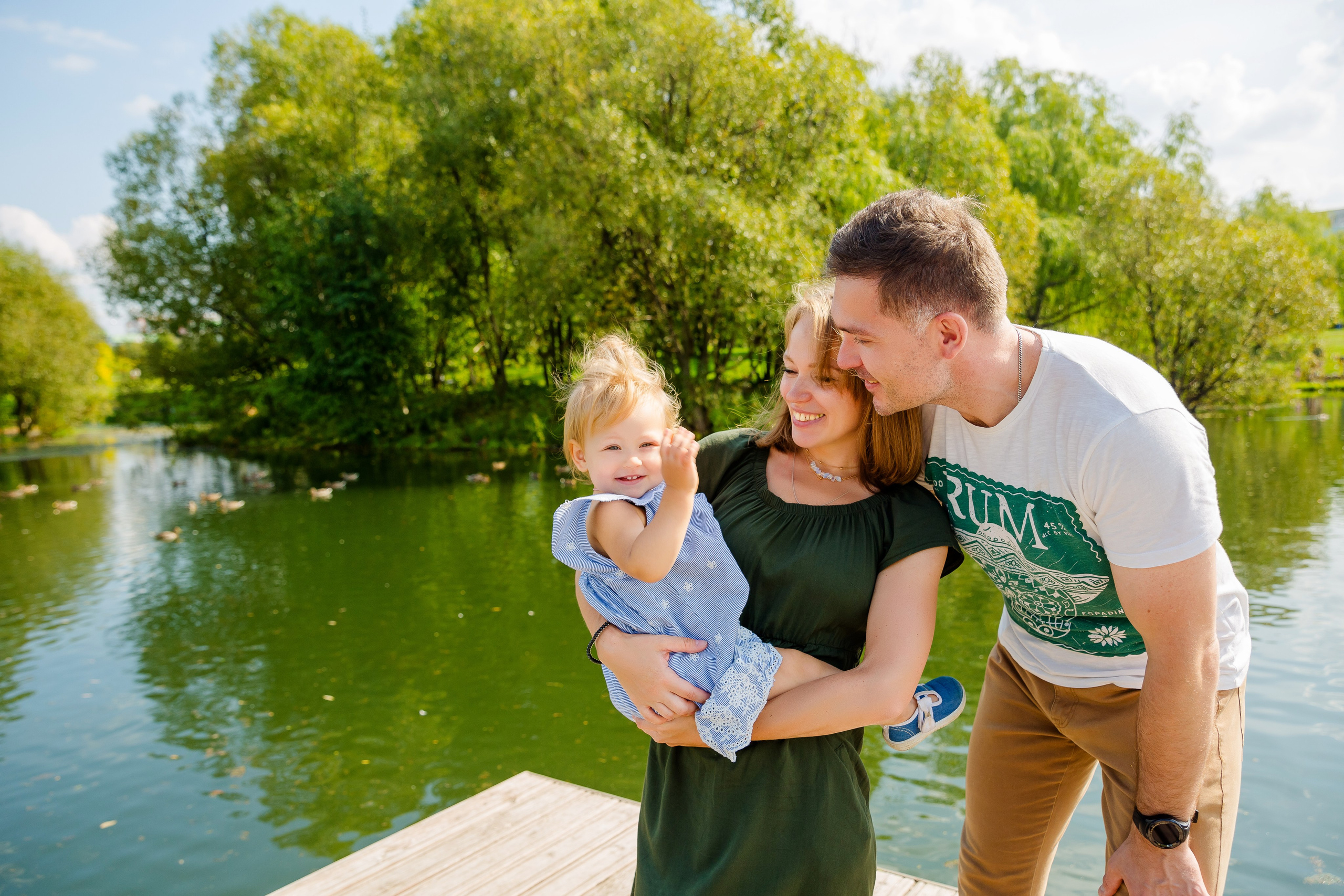 Семейная фотосессия в парке с детьми