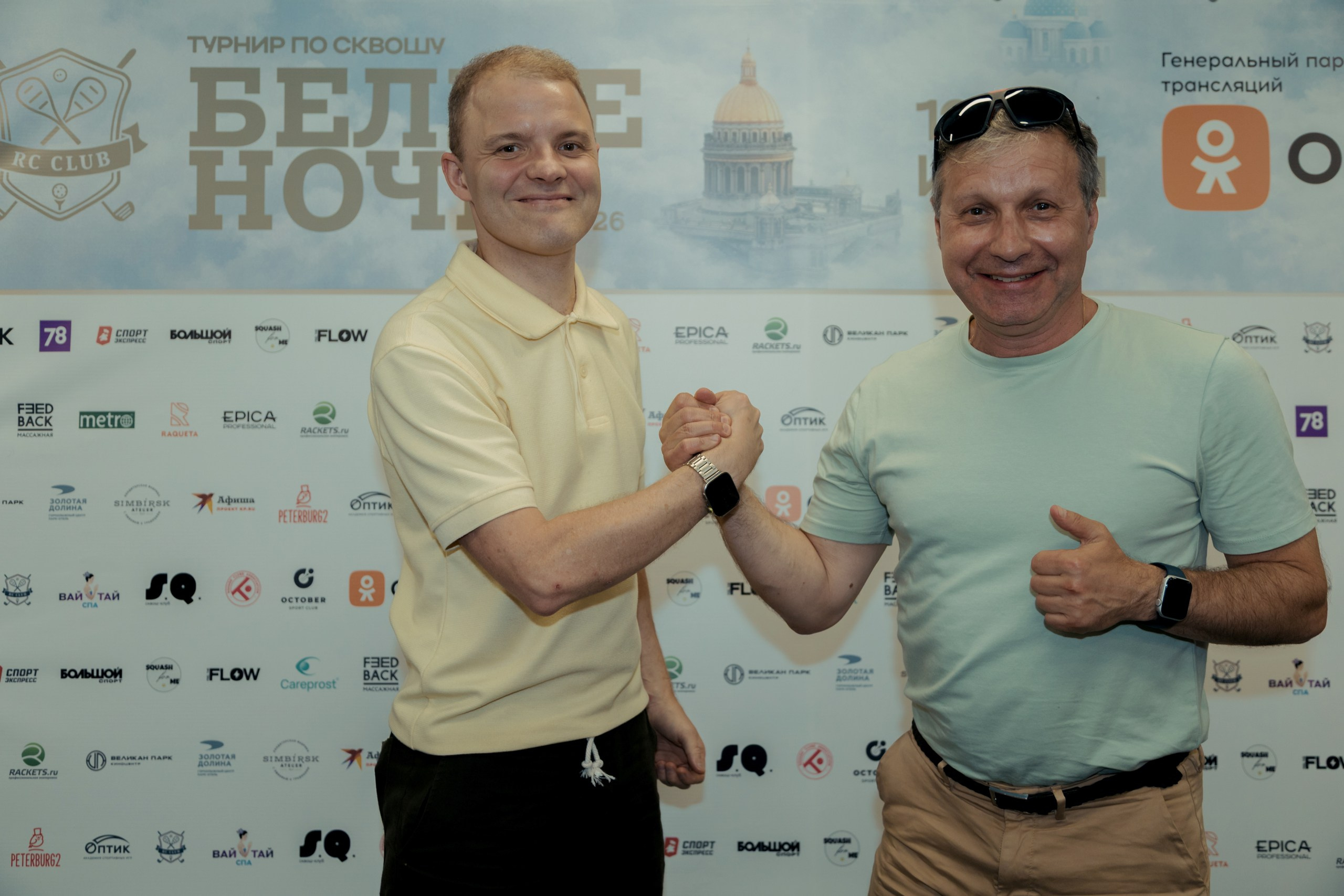 Спортивный репортаж по сквошу White Nights 2026 клуб RC. Любовь Каширская — фотограф для малого бизнеса и специалистов