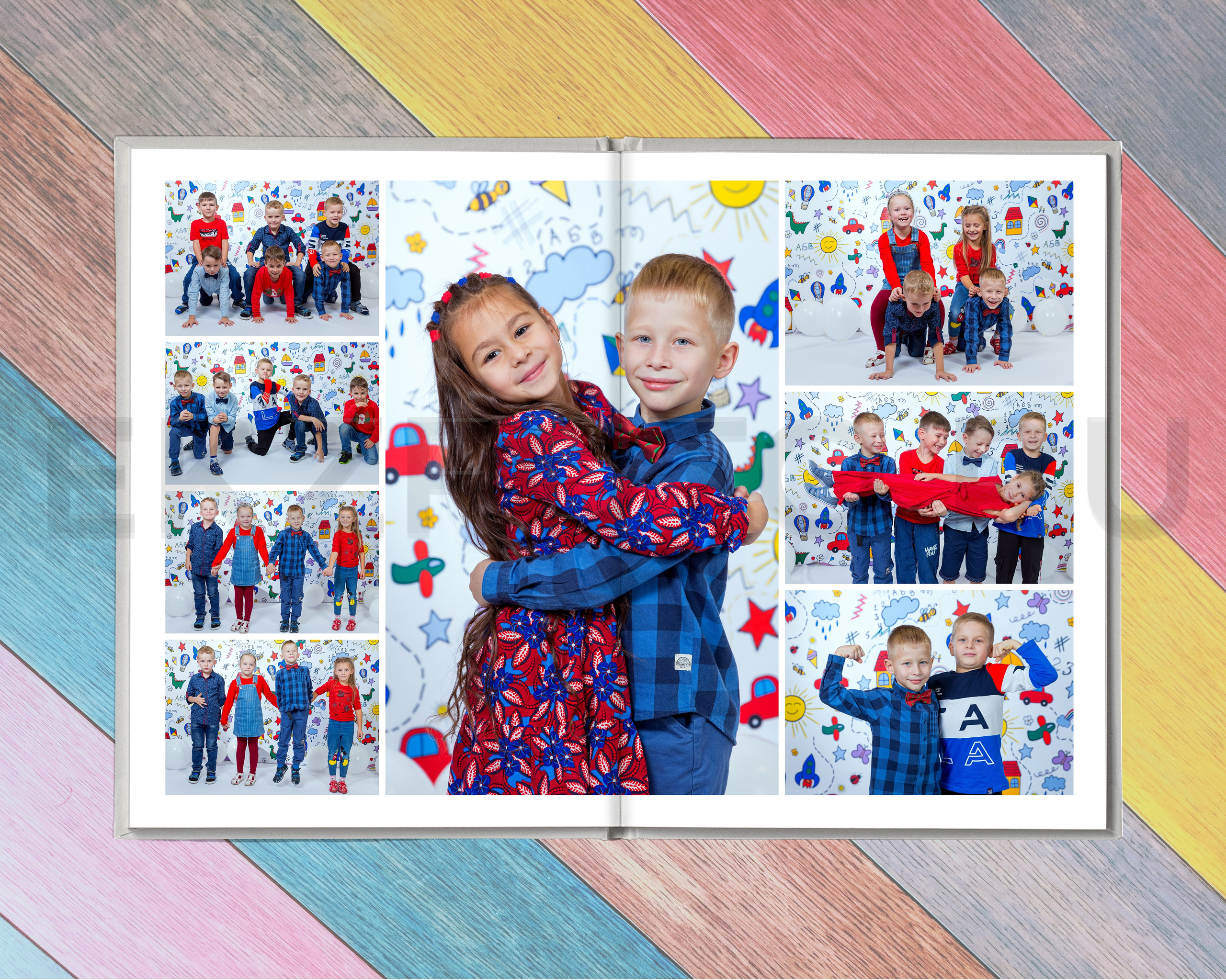 «КУБИКИ» В САДУ. ФОТОСЪЕМКА + ФОТОКНИГА, 21×30 см, 4 РАЗВОРОТА. Фотограф Екатерина Зайкова в Санкт-Петербурге