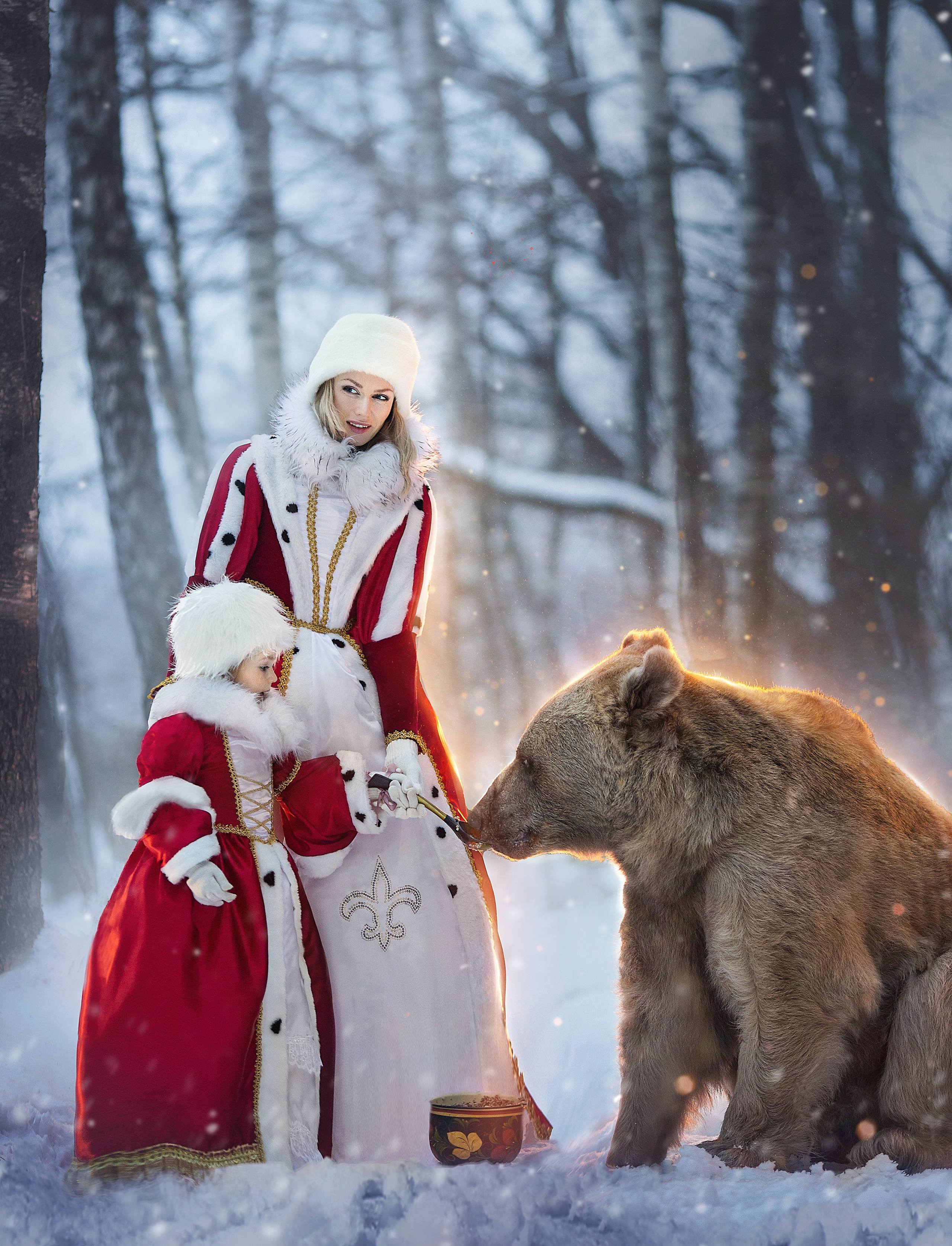 Фотосессия с оленями. Фотограф Лия Милк | Москва, Подмосковье