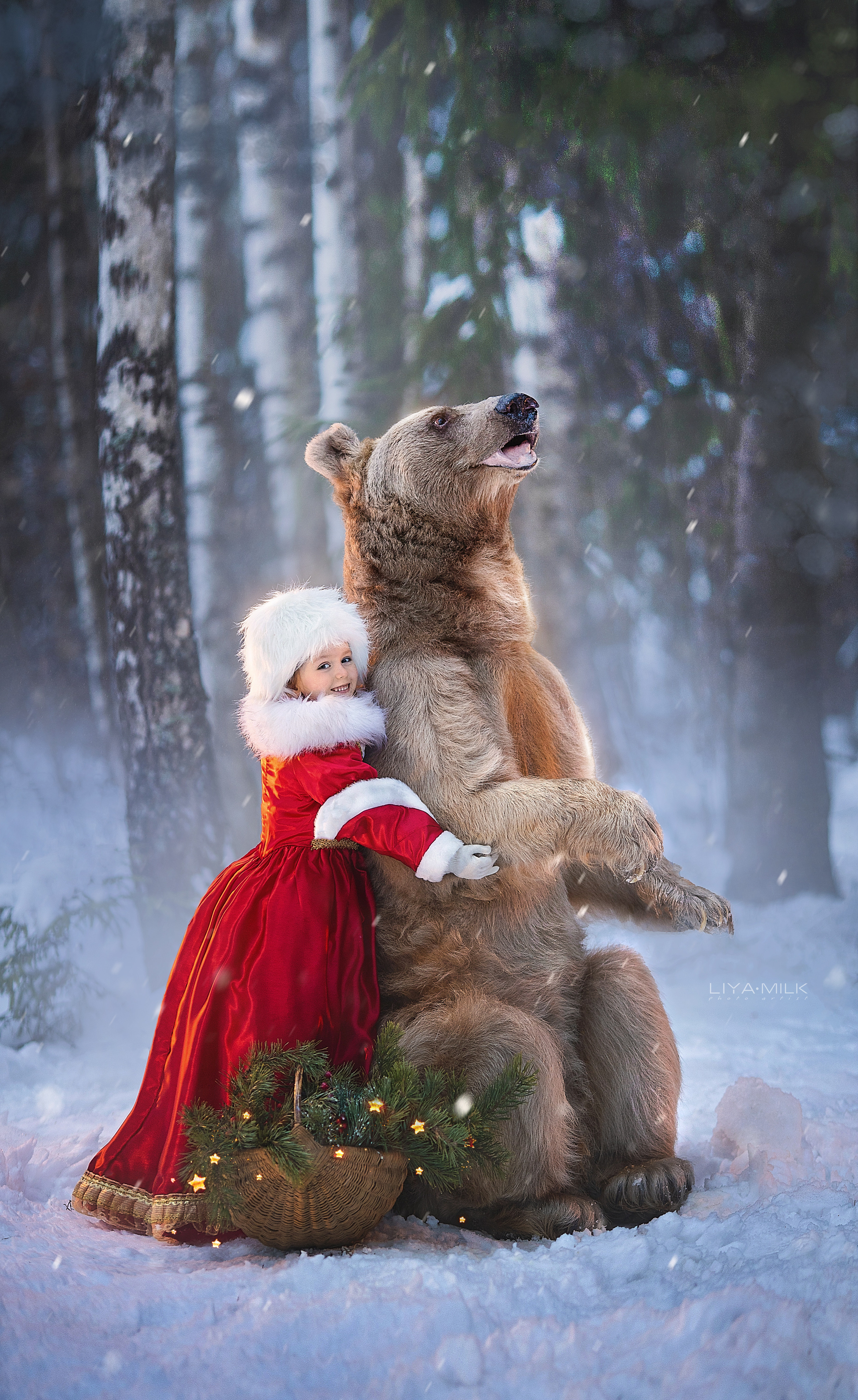 Фотосессия с оленями. Фотограф Лия Милк | Москва, Подмосковье