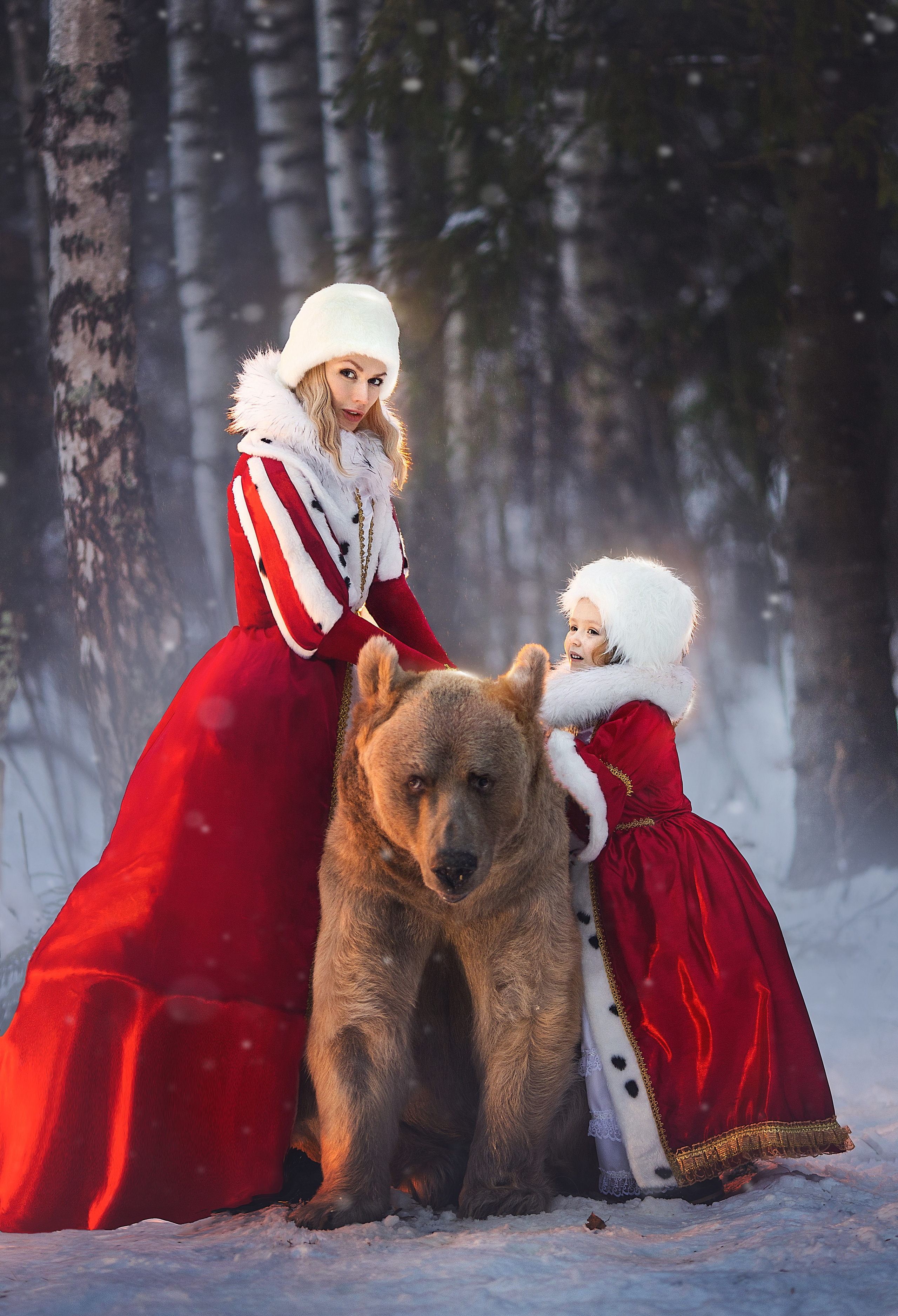 Фотосессия с оленями. Фотограф Лия Милк | Москва, Подмосковье