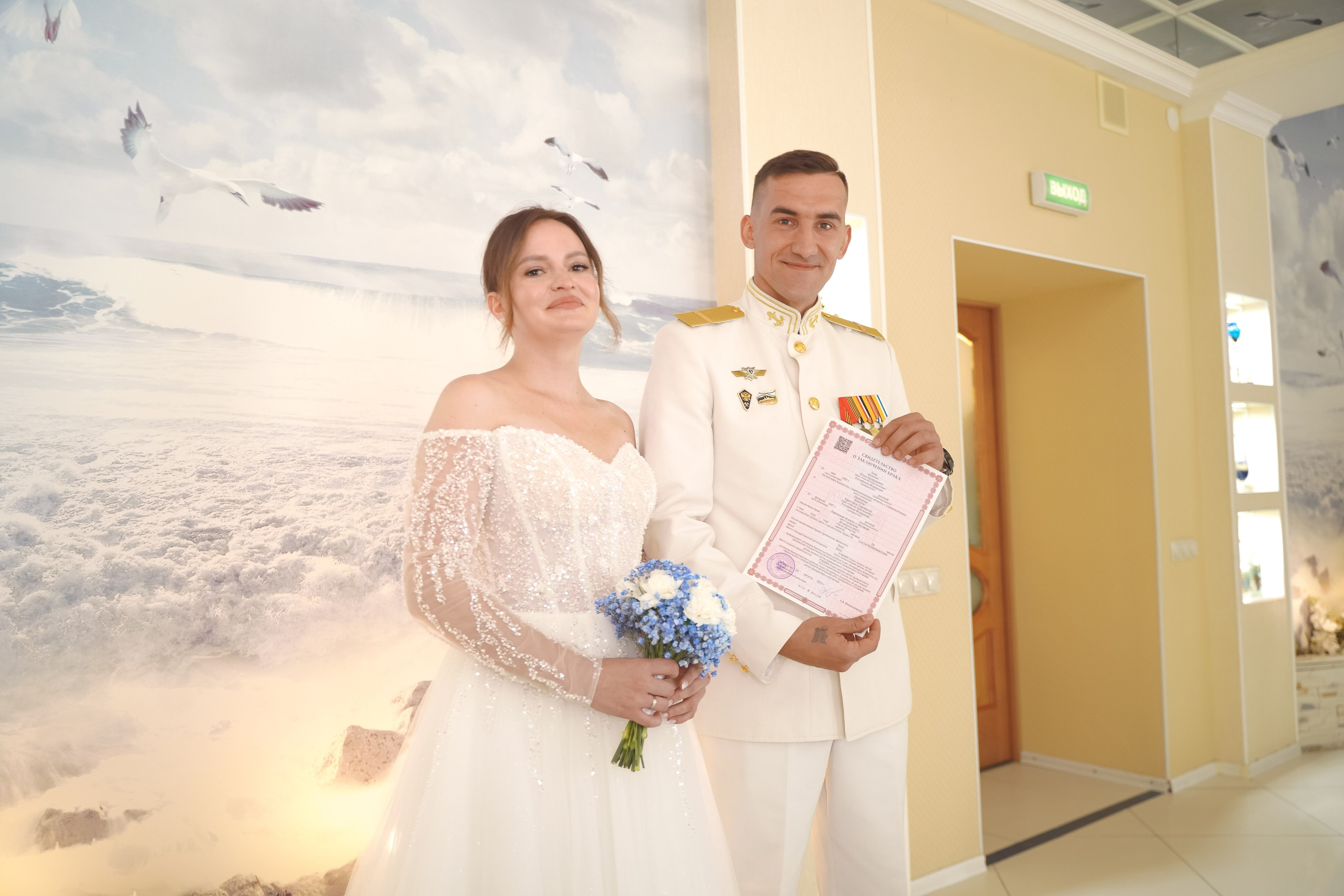 Илья и Кристина. ЗАГС Крондштата. Professional photoartist in St. Petersburg (wedding, reportage, portrait, model book, love story) Alexander Shvedov