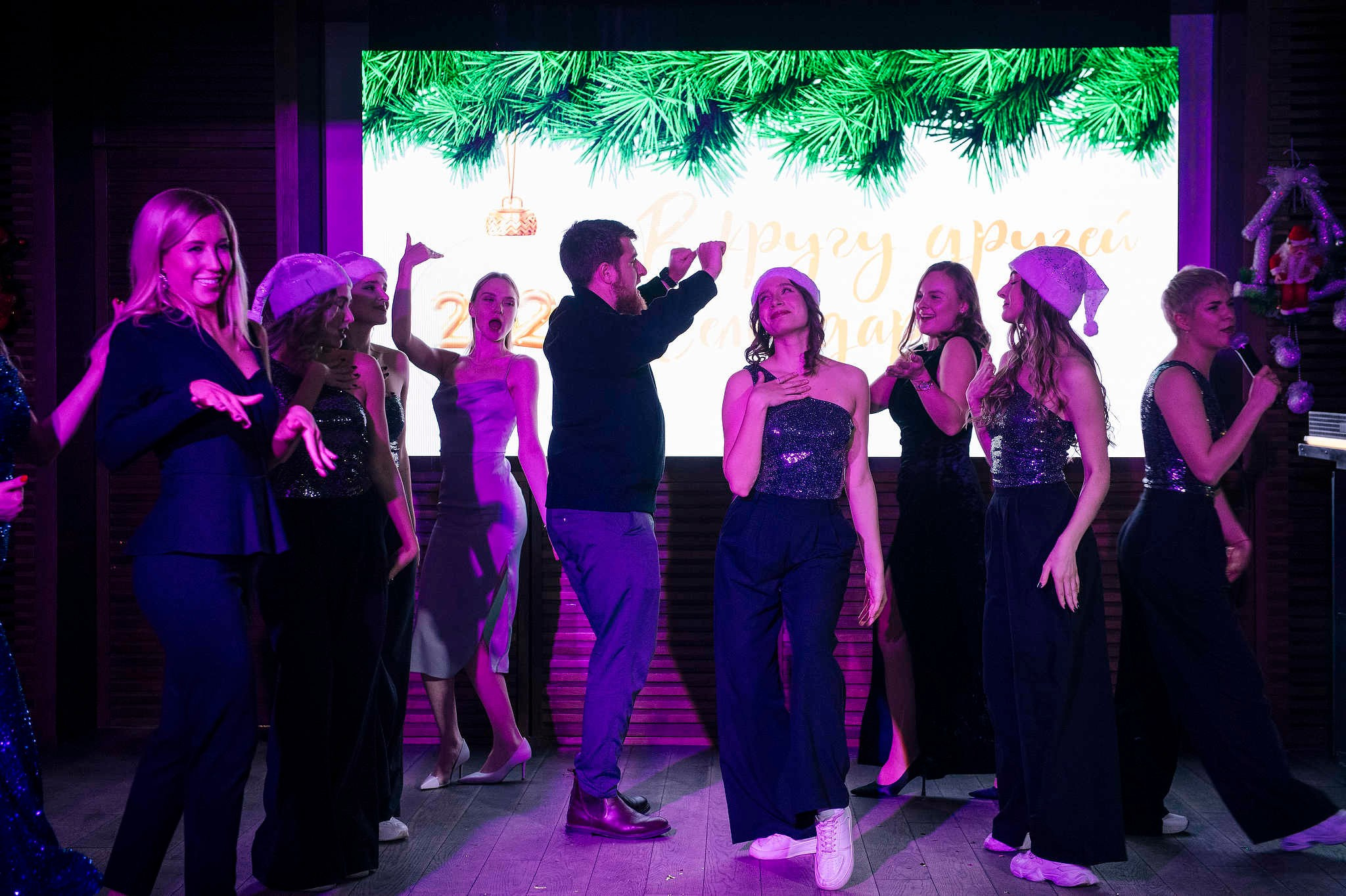 Новогодний корпоратив компании «Селигдар». 2024. Фотограф Михаил Мордасов, Сочи. Мероприятия, портреты, спорт, репортаж