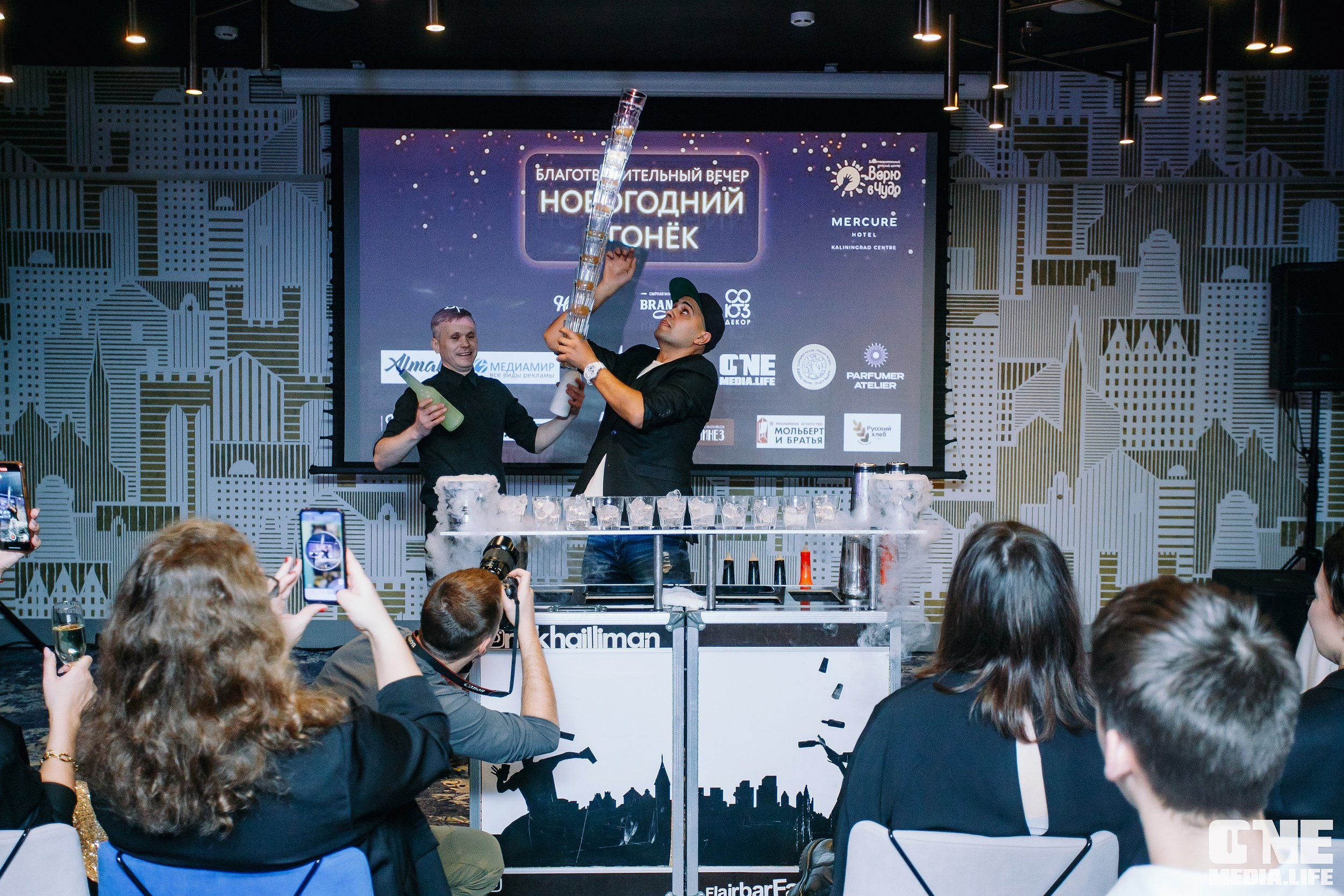 Новогодний Огонёк от Верю в Чудо. One Media Life: фоторепортажи, фотоотчеты с мероприятий и заведений