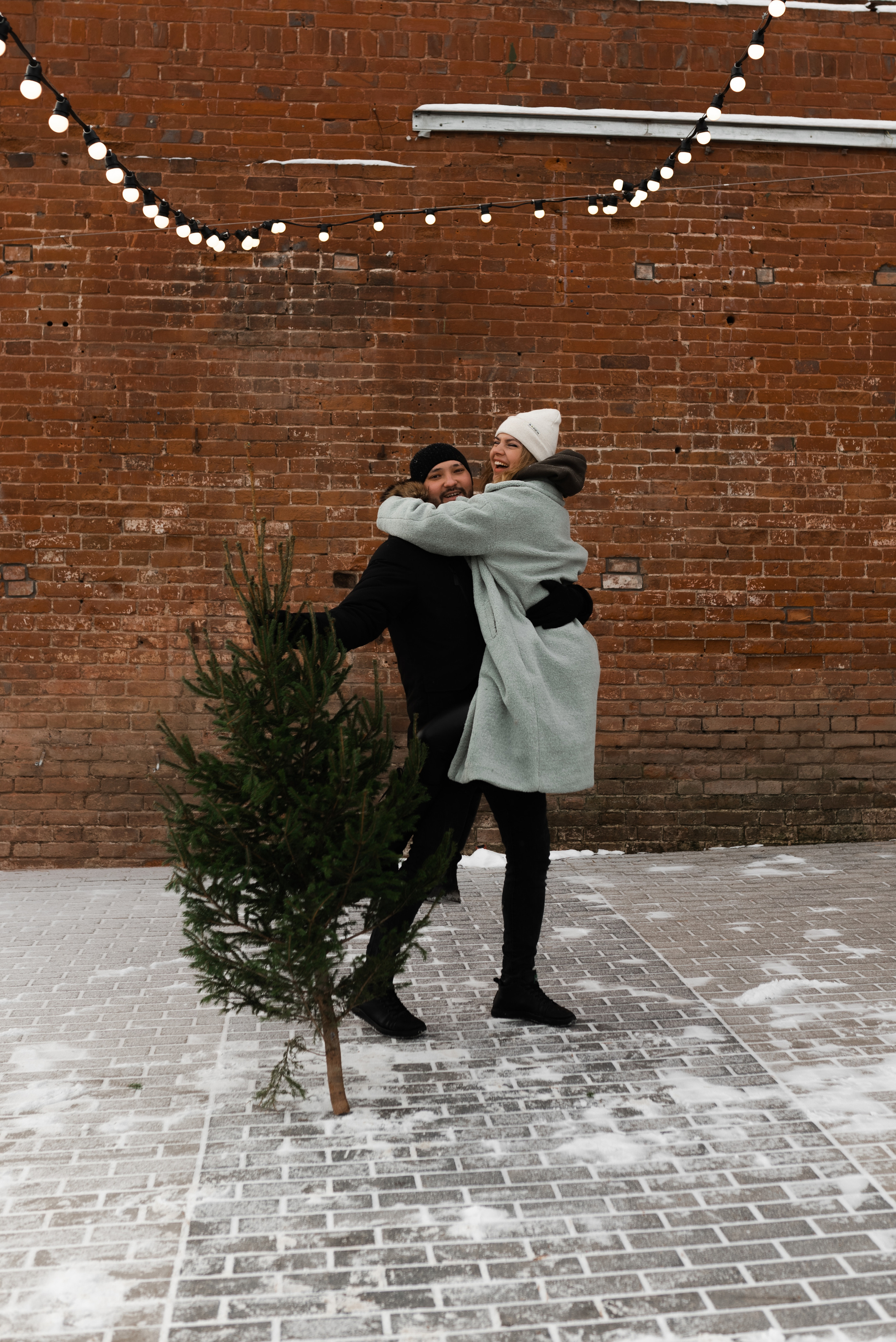 Настя и Вадим. Рождественская прогулка. Фотограф в Уфе Комягина Анастасия