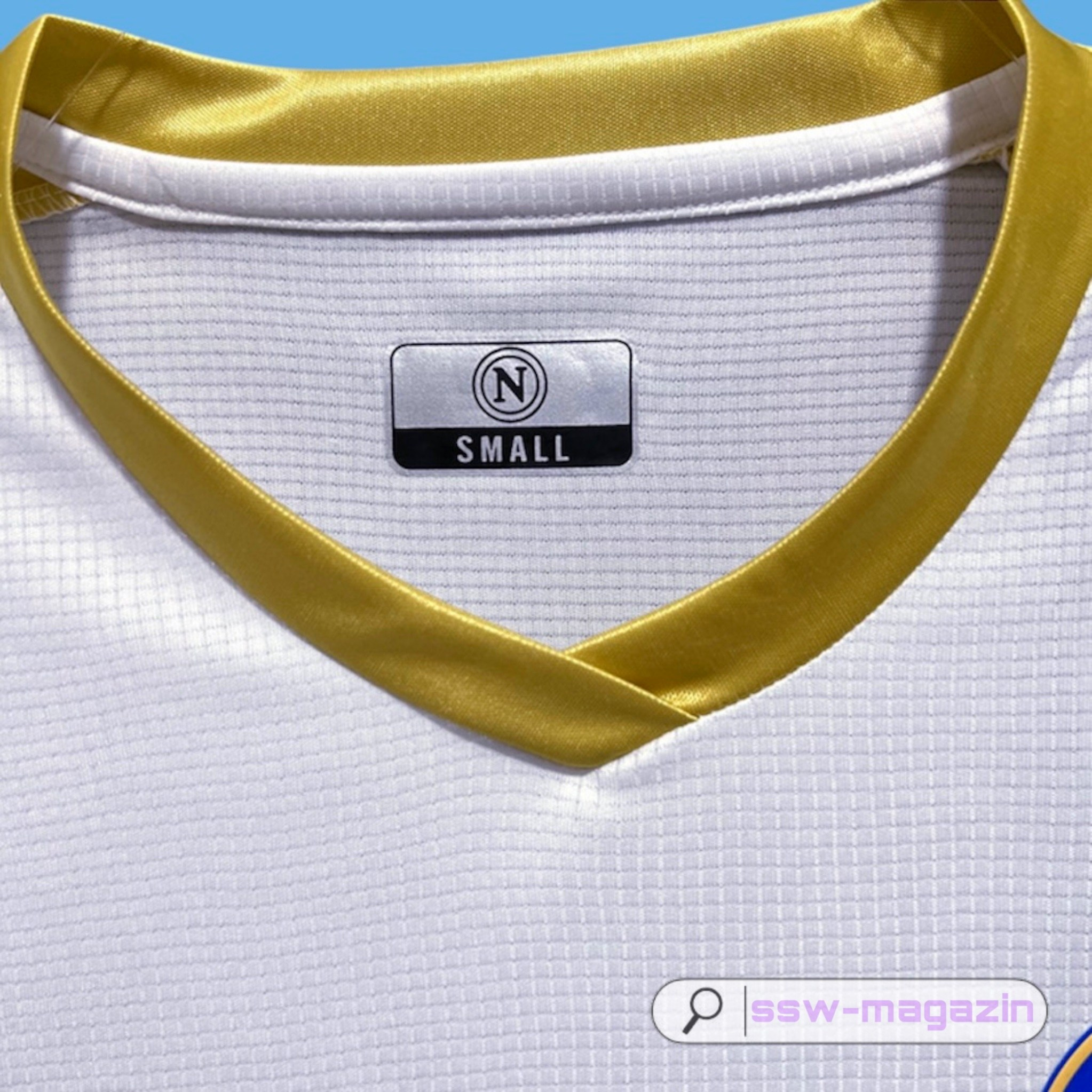 Футболка Napoli Gold Edition. Футбольный магазин — ssw_magazin