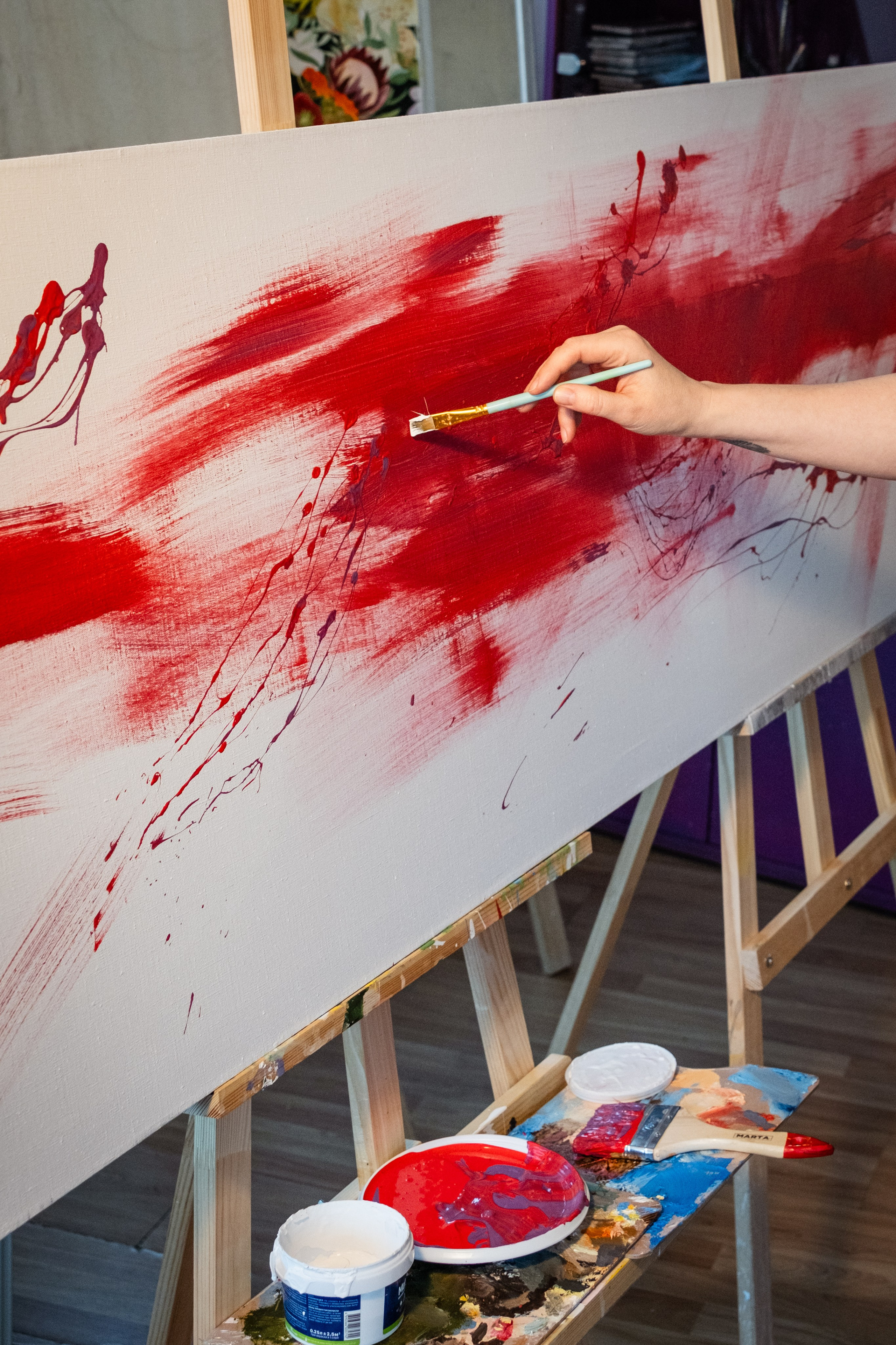 Контент для художницы Лены Кураш. Фотограф и видеограф Анна Жагорина