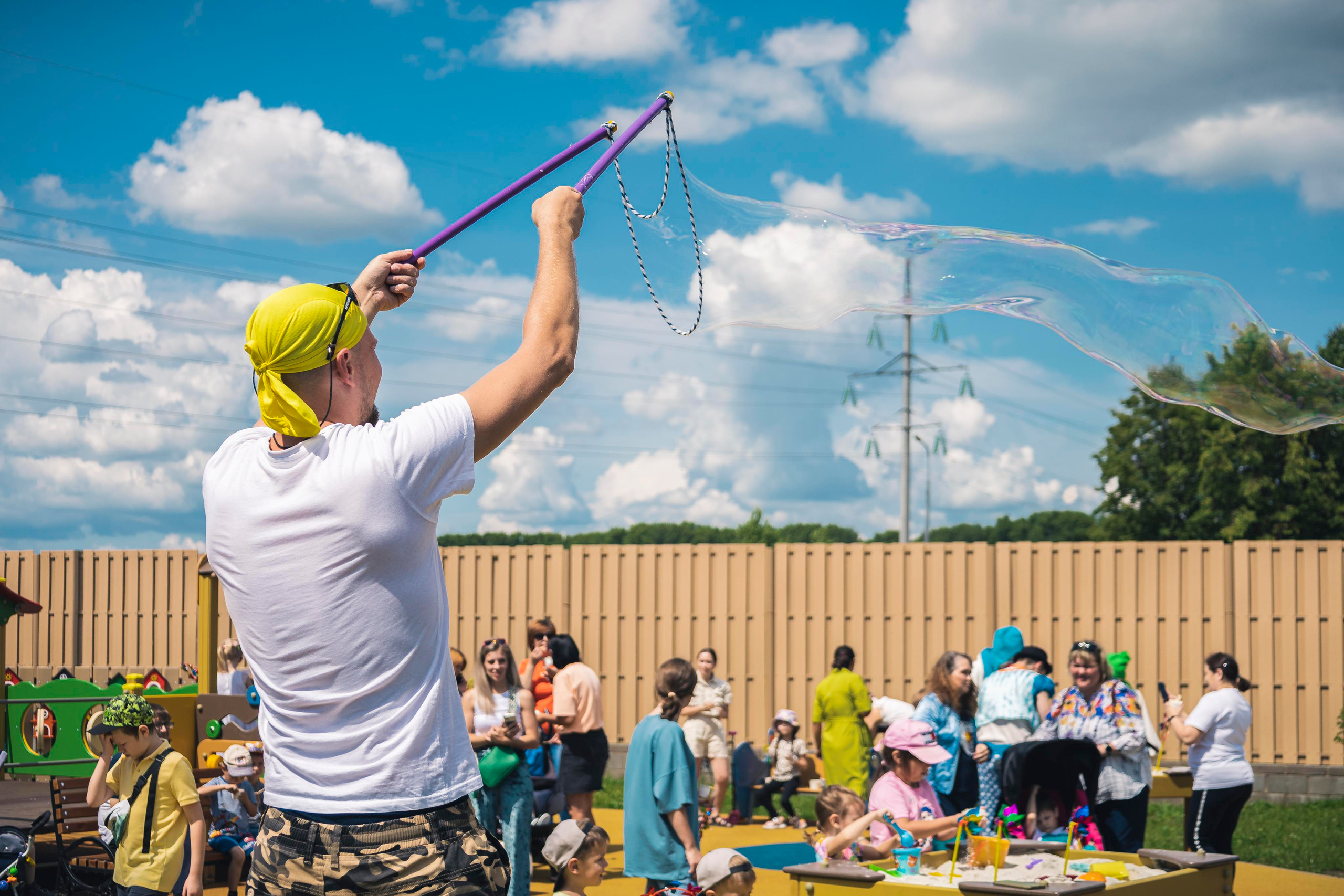Фотосессия с мыльными пузырями. Фотограф Каримов Виктор