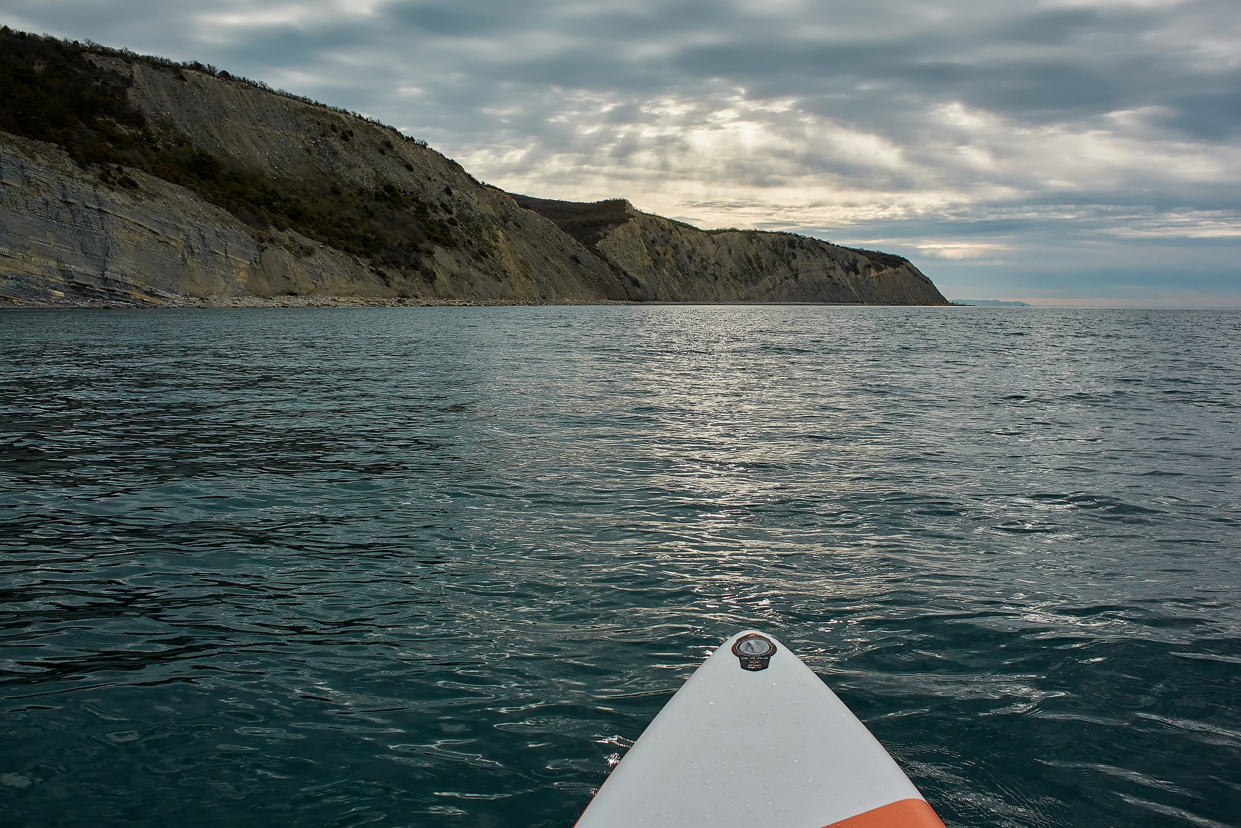 САП-прогулка в Широкой Балке. Яркие фото на Чёрном море