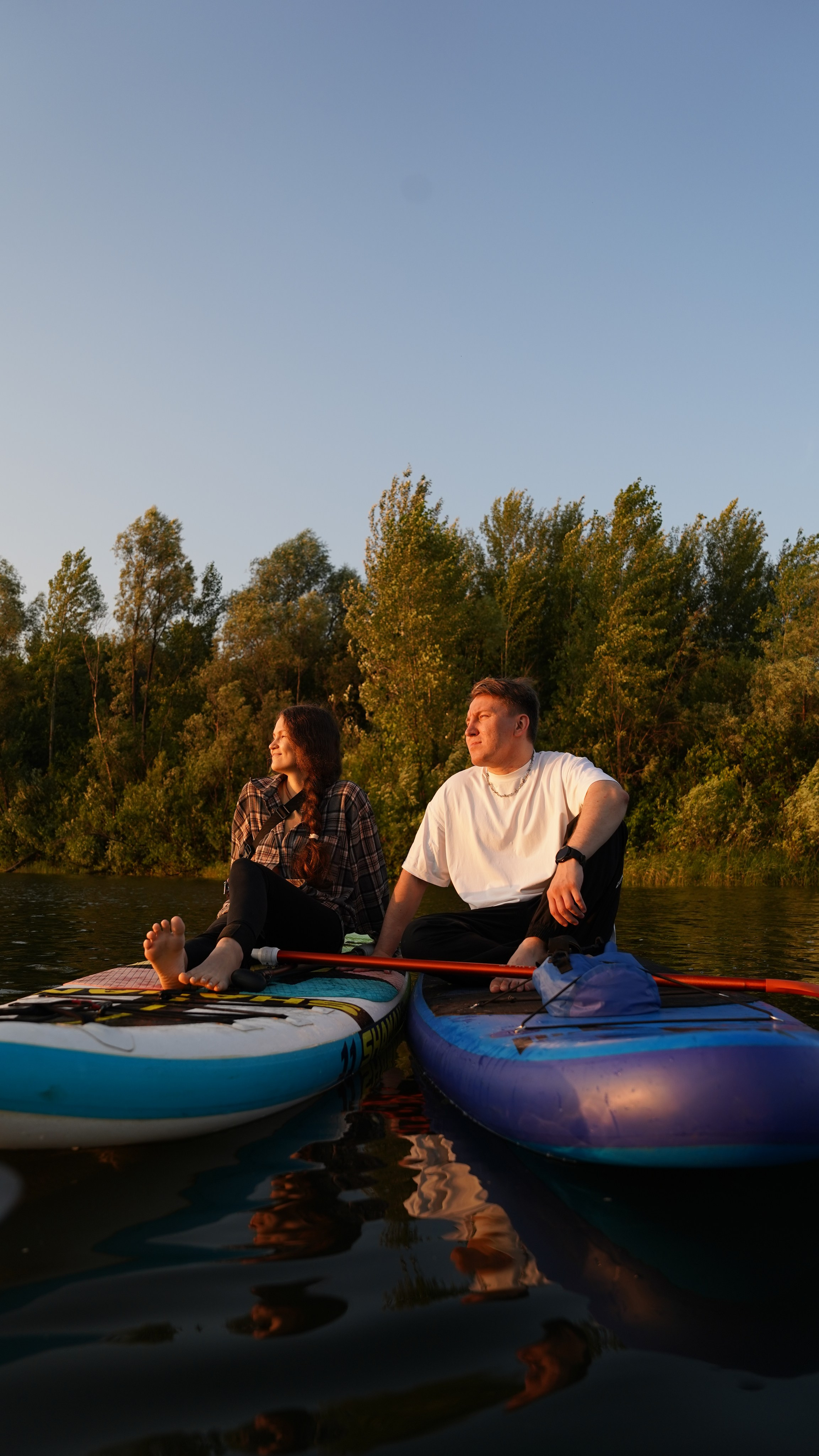 Рассвет на сапах в Сипайловских карьерах