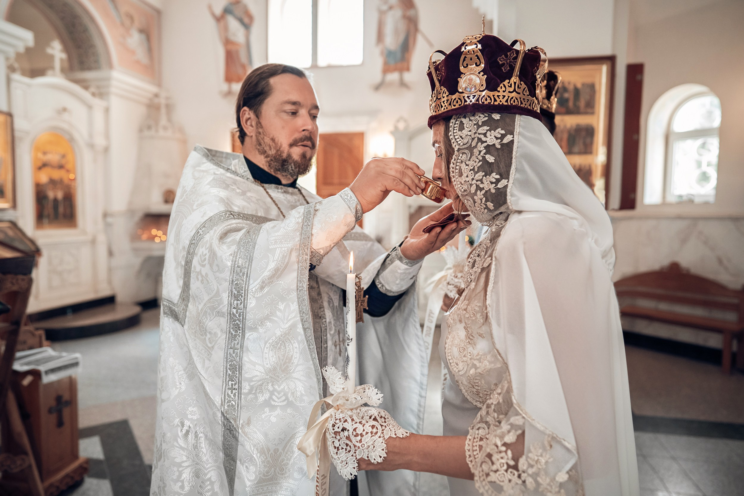 Венчание в храме Вознесения Господне г. Севастополь. Церковный фотограф Севастополь