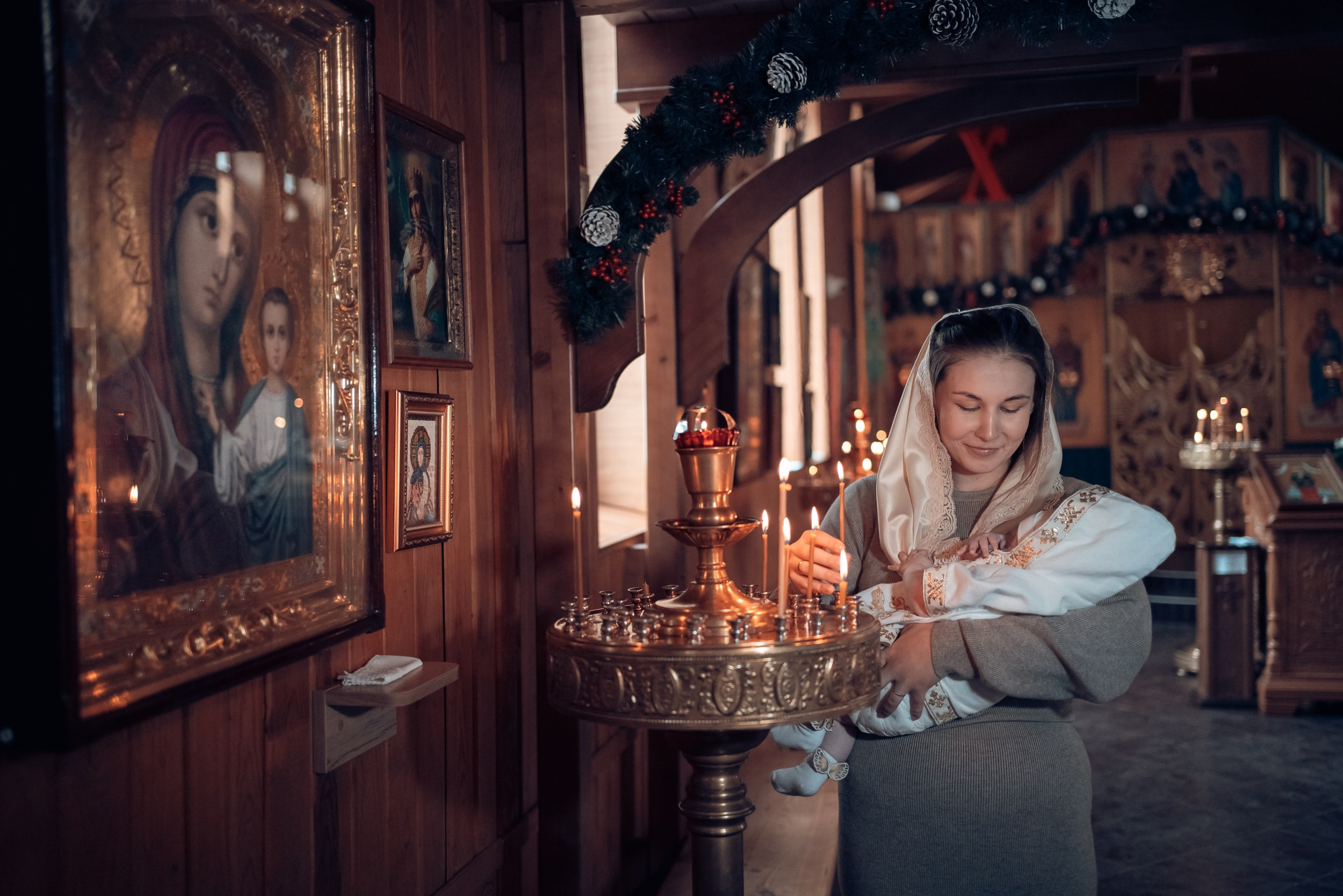 Крещение в храме Блж.Ксении Петербургской Севастополь. Церковный фотограф Севастополь