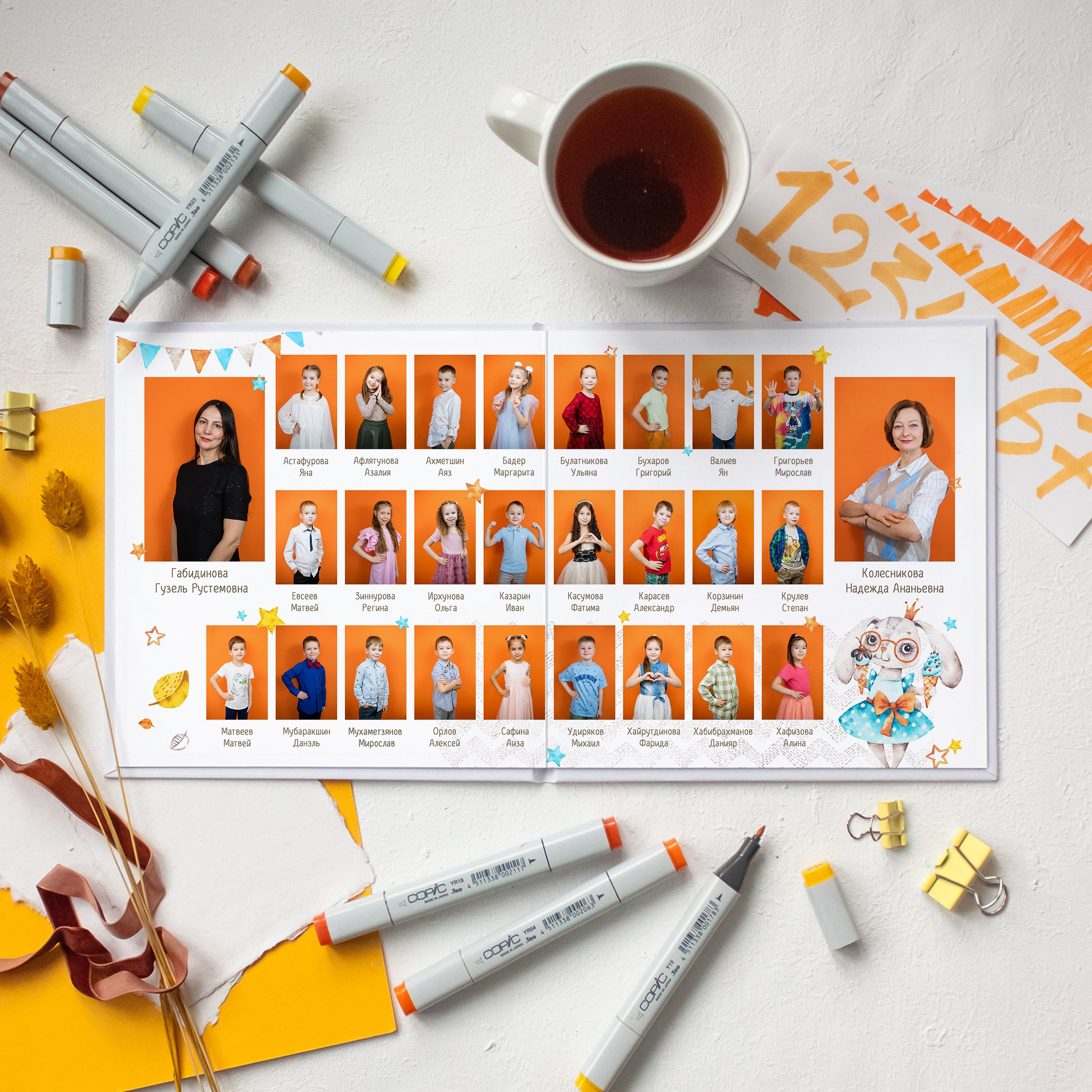 Зайки 2200. Выпускные альбомы для садика и школы в Набережных Челнах