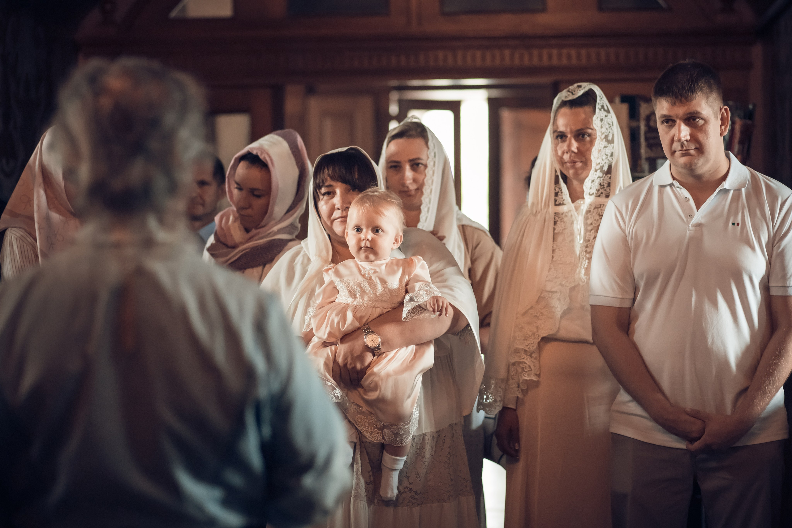 Крещение Аполлинарии в Успенском храме с. Шубино