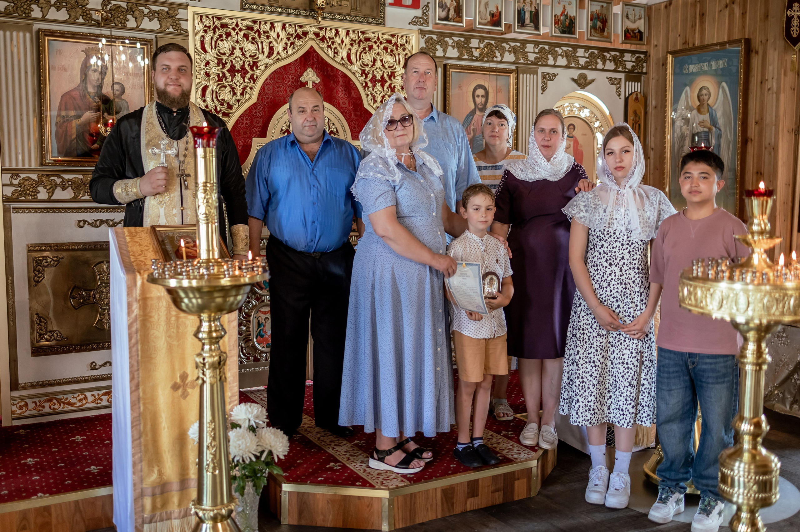 Фотосессия крещения в г. Московский. Фото и видео Москва. Свадебный фотограф, видеограф, фотосессии, видеосъемка