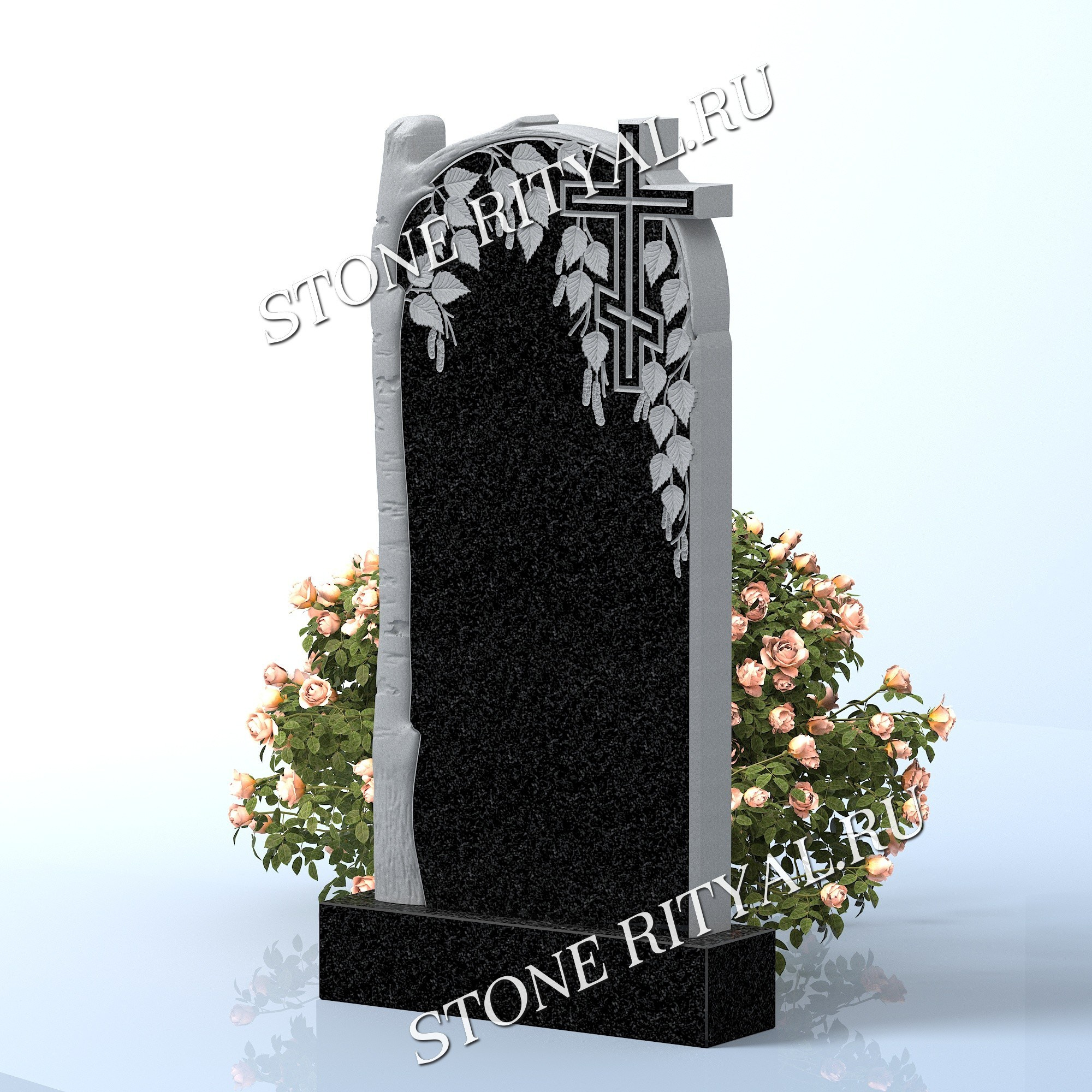 Вертикальные памятники фигурные. Изготовление и установка памятников в Москве и МО