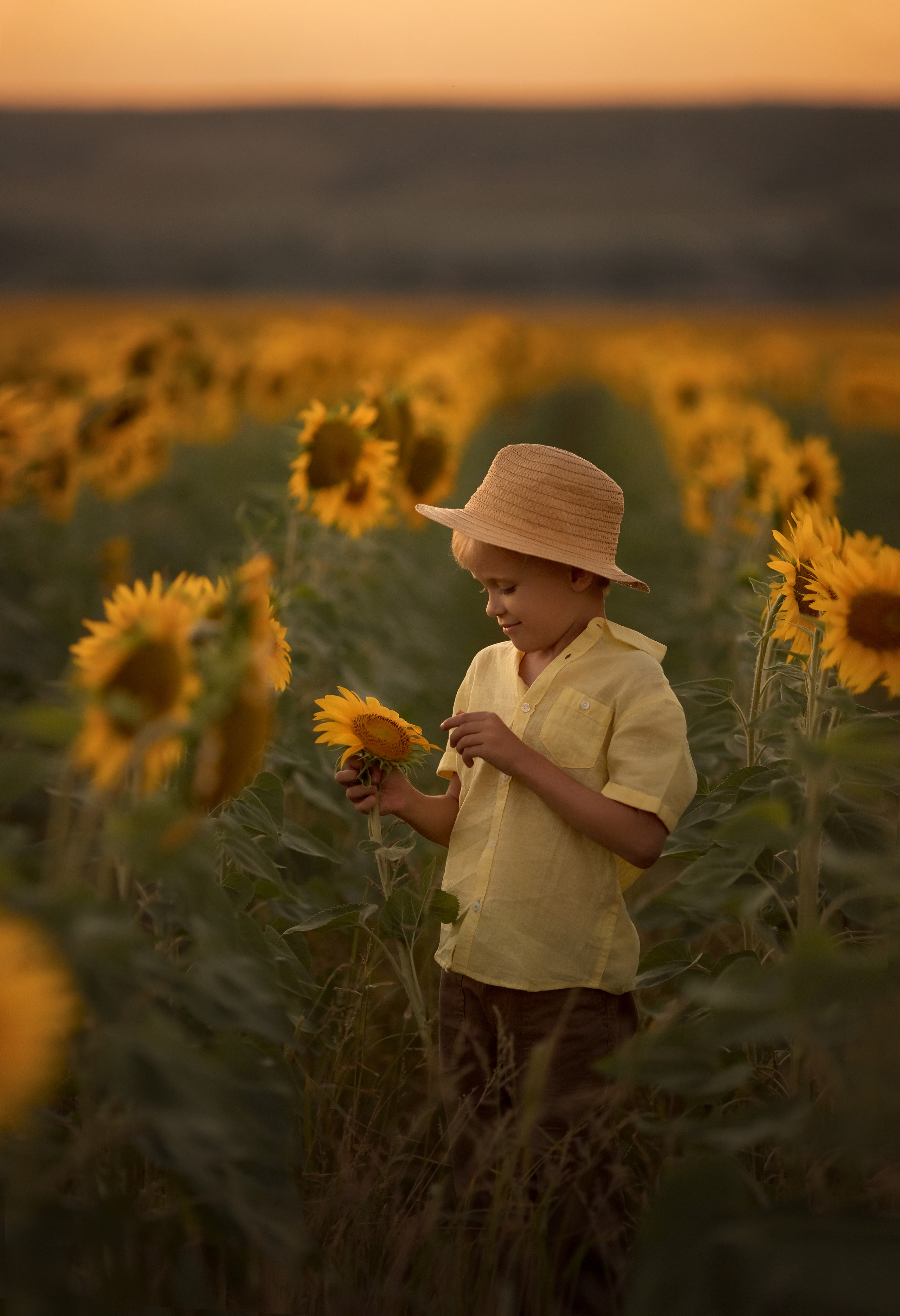 Провожая солнце. Семейный и детский фотограф в Саратове Полина Коткина