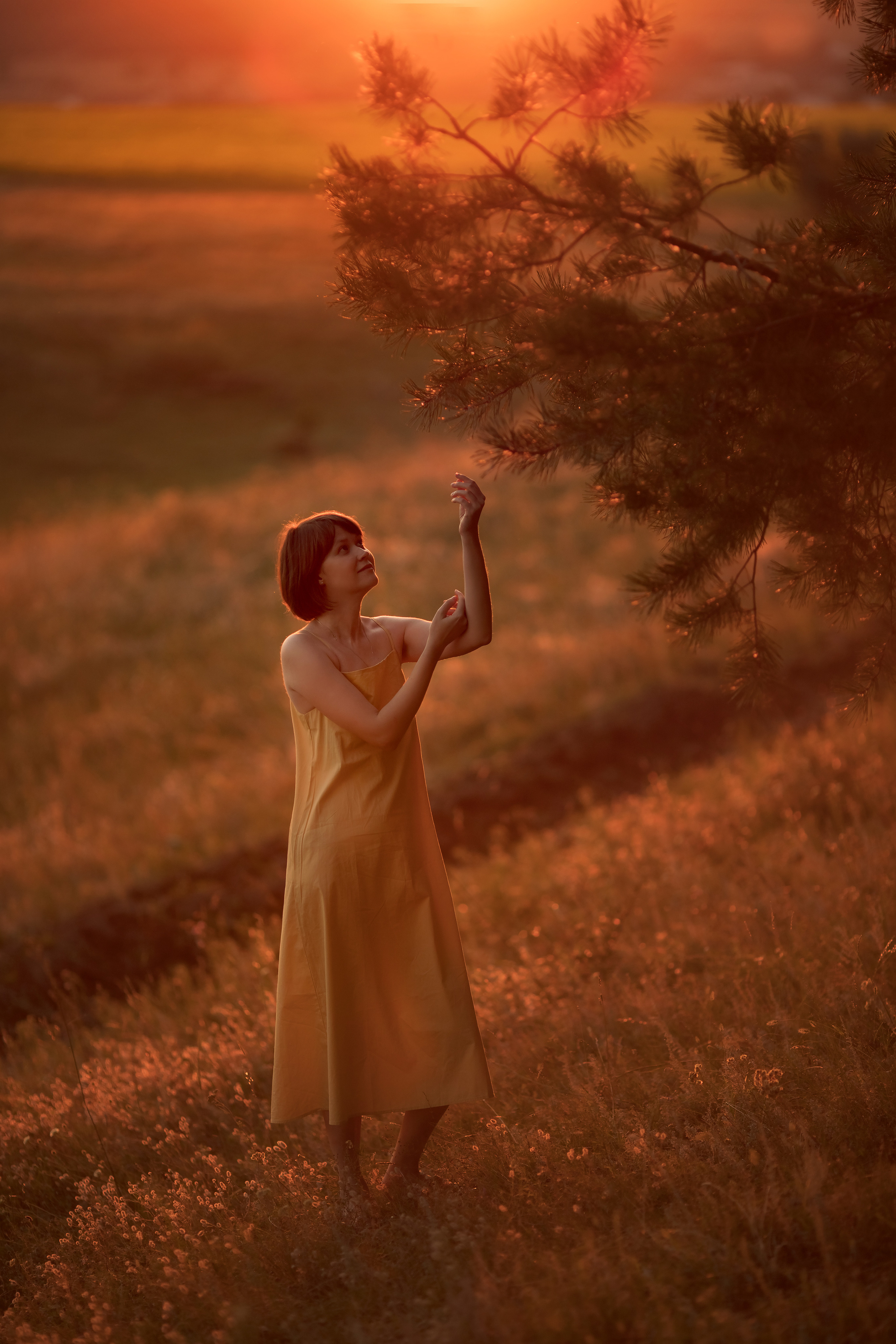Провожая солнце. Семейный и детский фотограф в Саратове Полина Коткина