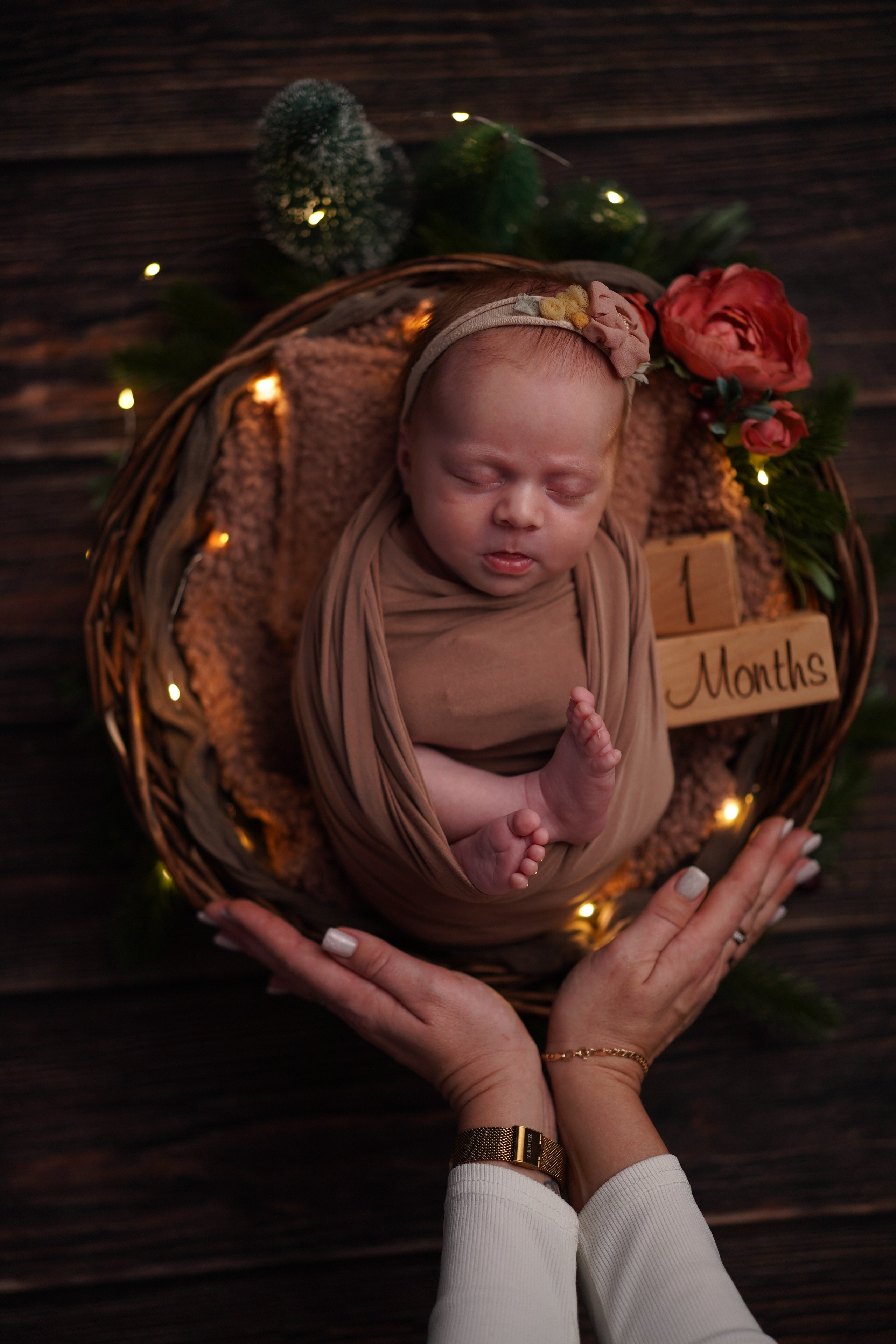 Милана 1 месяц. Фотограф новорожденных в Нижнем Новгороде Сергеева Оксана