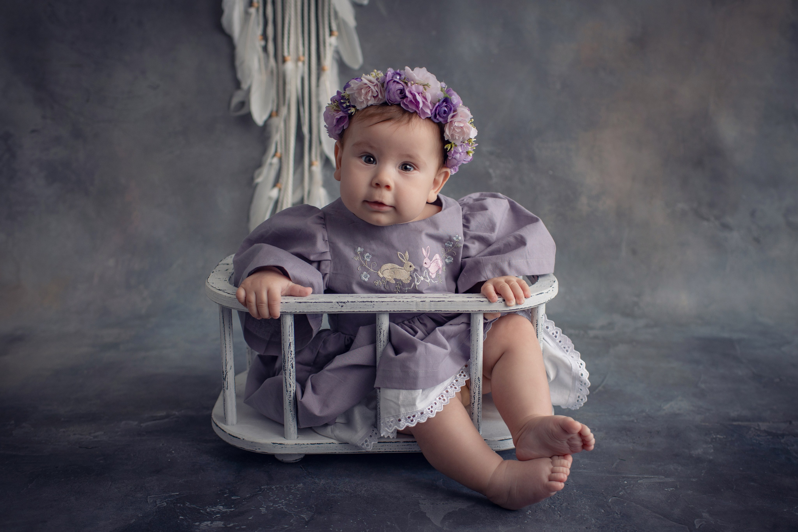 Фотосессия малышей до 1 года (3-6 мес, 6-9 мес, с 9-12 мес). Фотостудия для новорожденных и малышей в Твери — «На ручках»