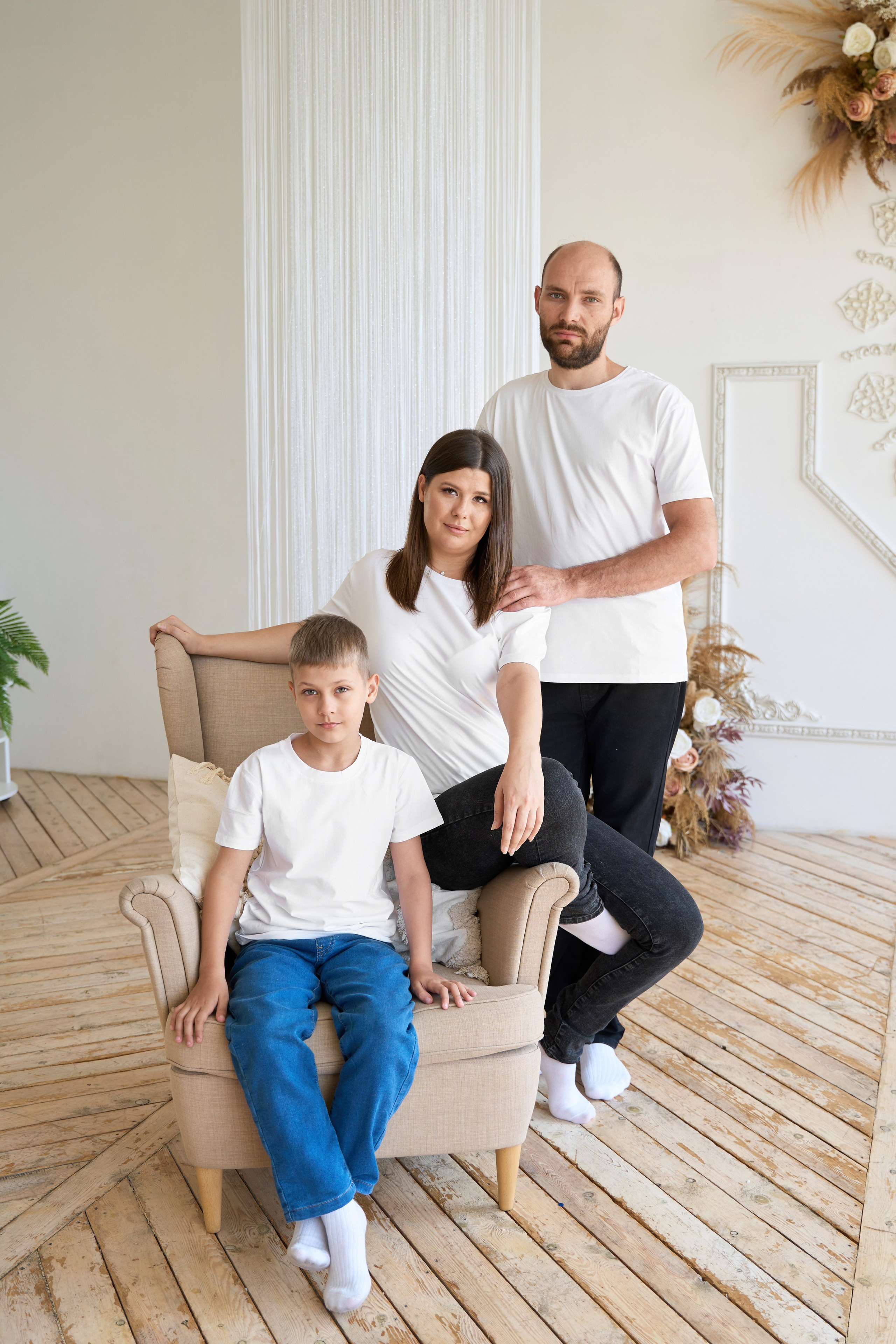 Семейная фотосессия для Анастасии и Валерия. Профессиональный фотограф Максим Романов в городе Хабаровске