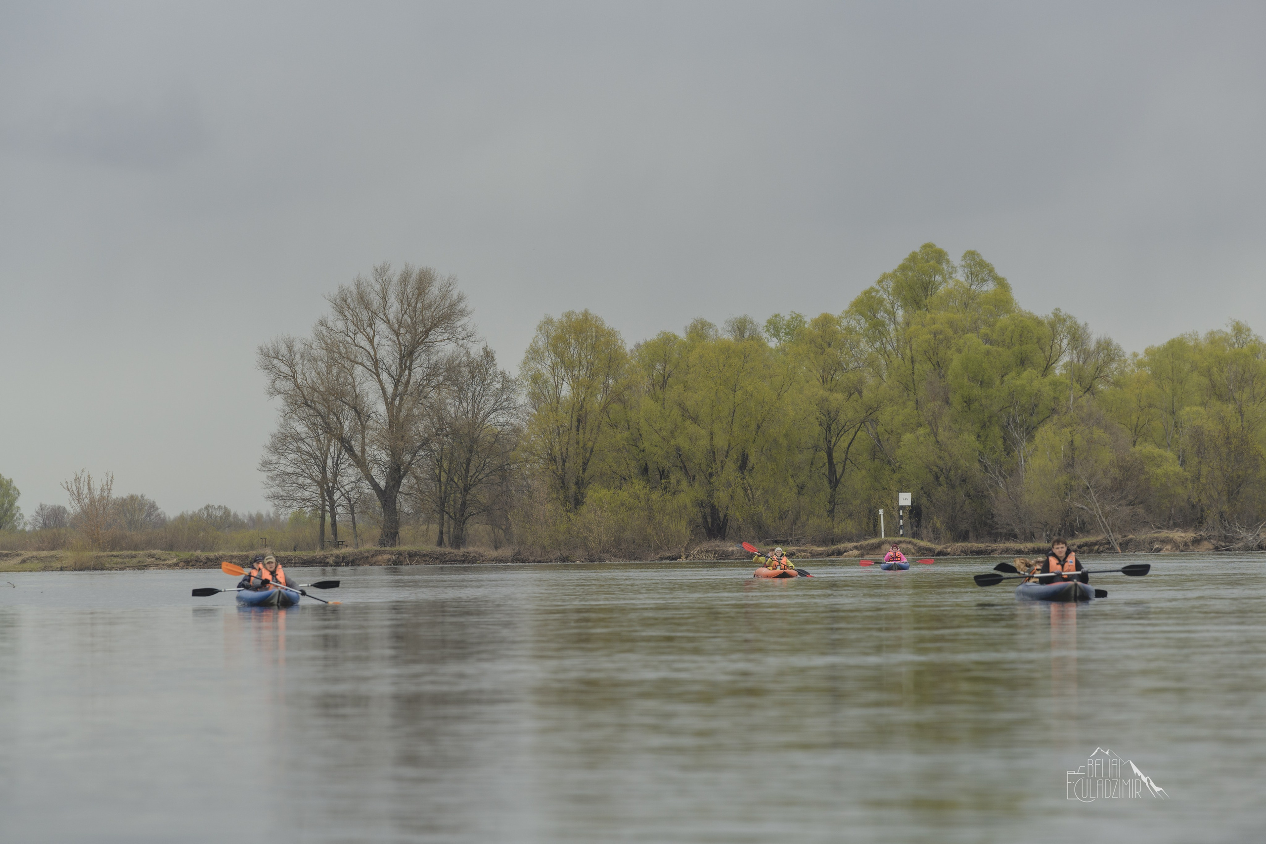 Сплав по реке Тремля 11 апреля 2026 года. Репортажный фотограф Владимир Беляй