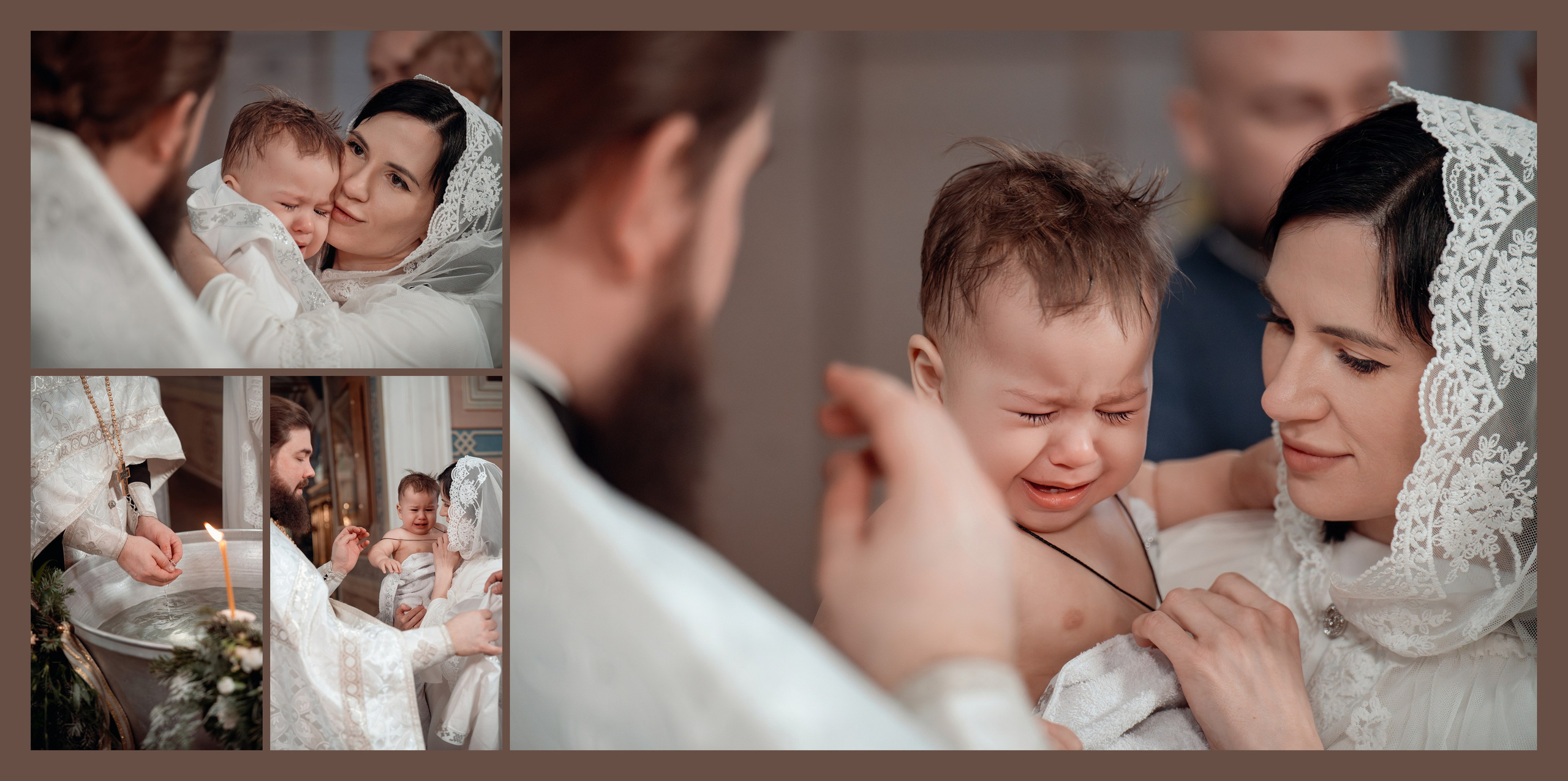 Крещение Трофима в Храме святителя Николая в Заяицком. Фото- и видеосъёмка крещения и венчания. Фотограф на крещение Москва