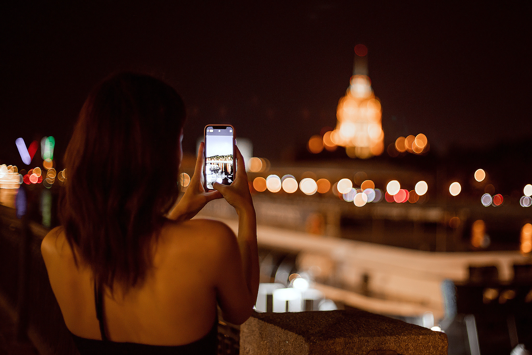 НОЧНАЯ ФОТОПРОГУЛКА ДЛЯ КАРИНЫ. Профессиональный фотограф в Москве Оксана Богданец