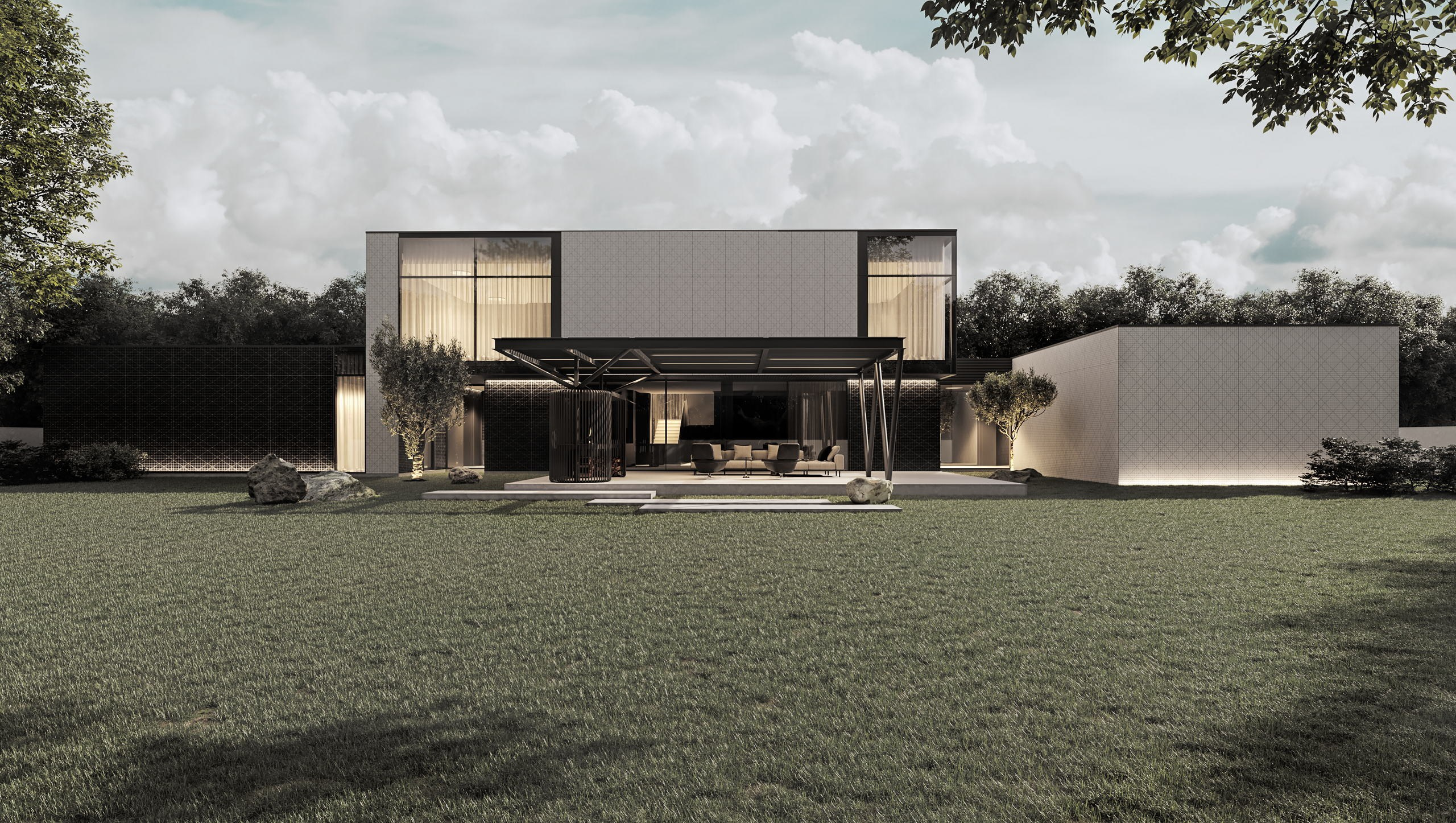 Дом Минимализм. Архитектор | дизайнер | художник Сергей Ратчин в Москве