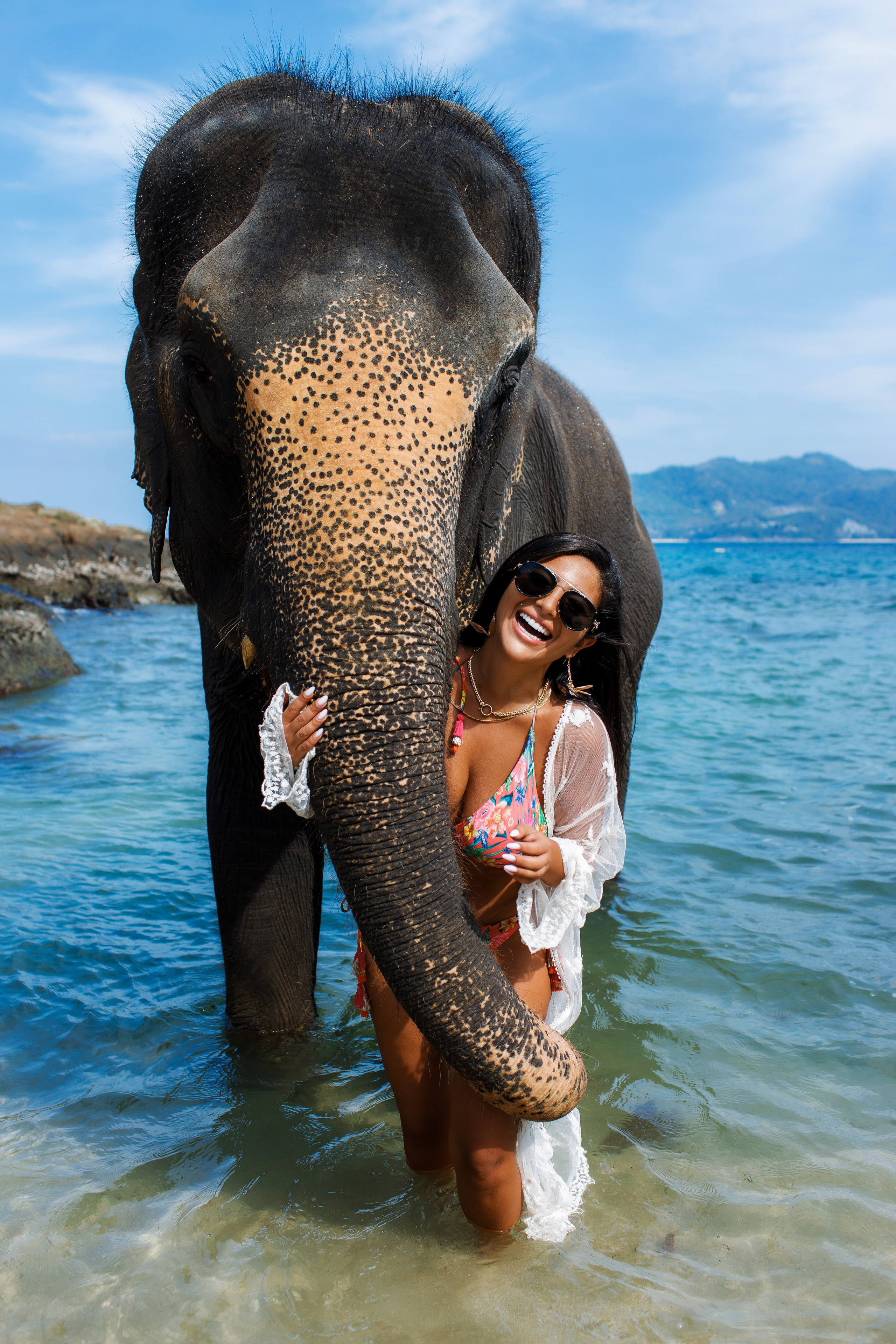 Фотосессия со слонами на Пхукете. Фотограф на Пхукете в Таиланде