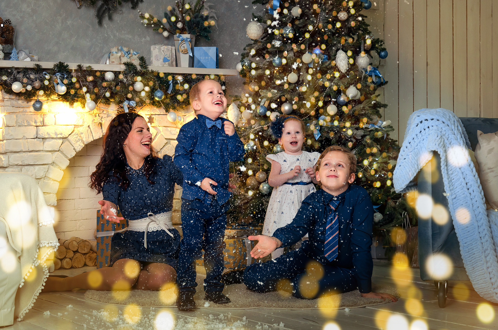 семейная новогодняя фотосессия Нижний Новгород