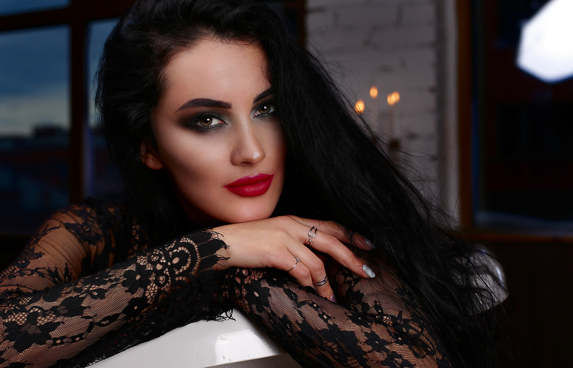 Портрет женский. Портретная фотосессия. Фотопортрет. Студийный портрет. Семейный и детский фотограф в Омске Светлана Каритун