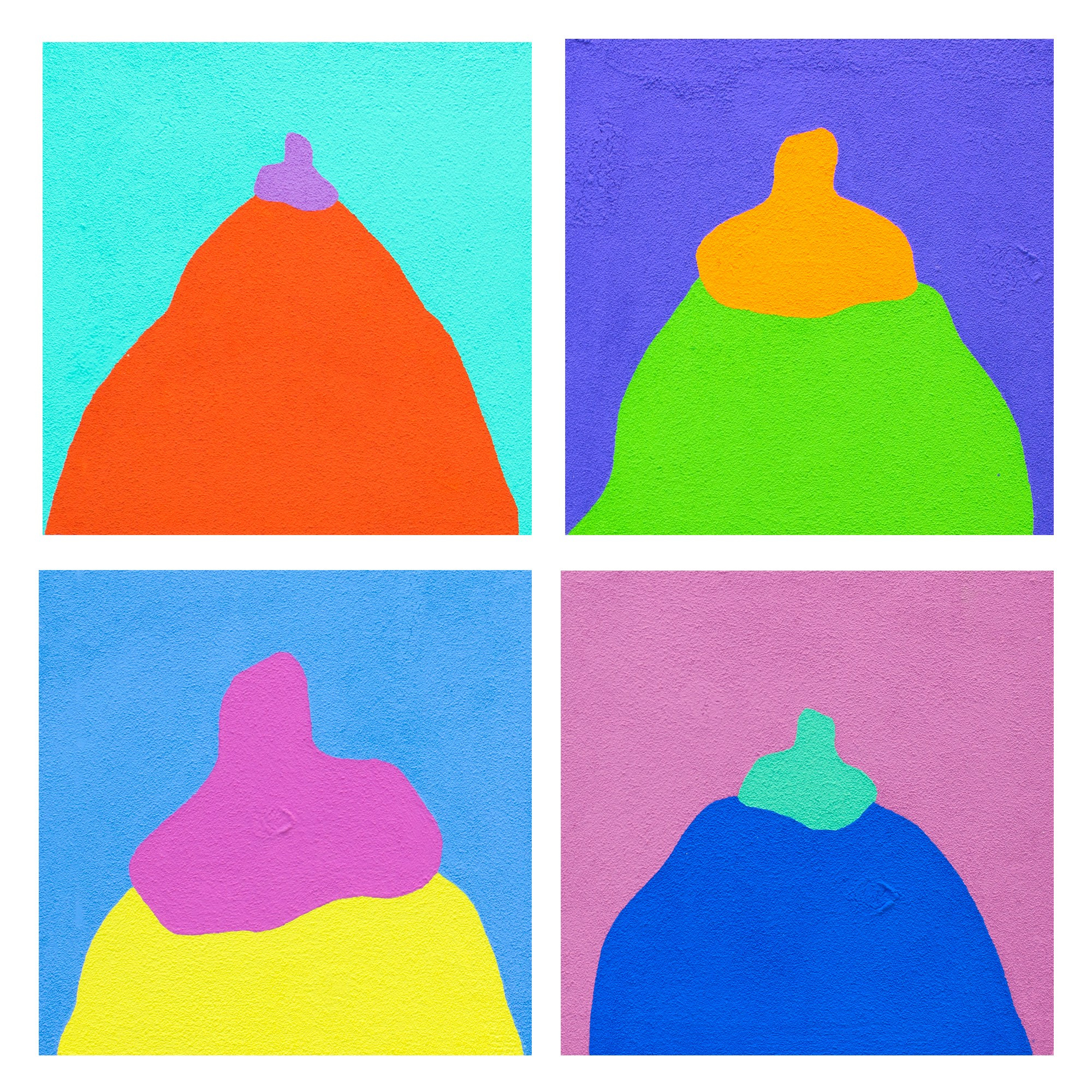 ДВАДЦАТЬ ПЯТАЯ бумага, манка, гуашь, колеровочная паста 50х50 см 2020 год 15.000 р