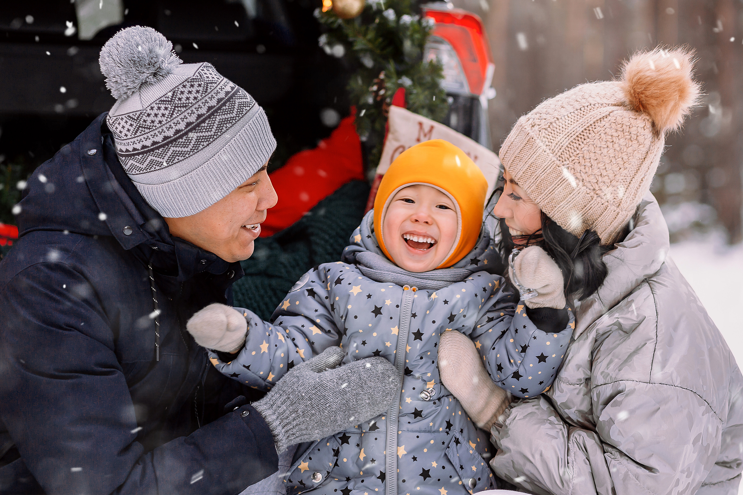 Семейные новогодние съёмки. Фотограф Бурятии София Андриянова
