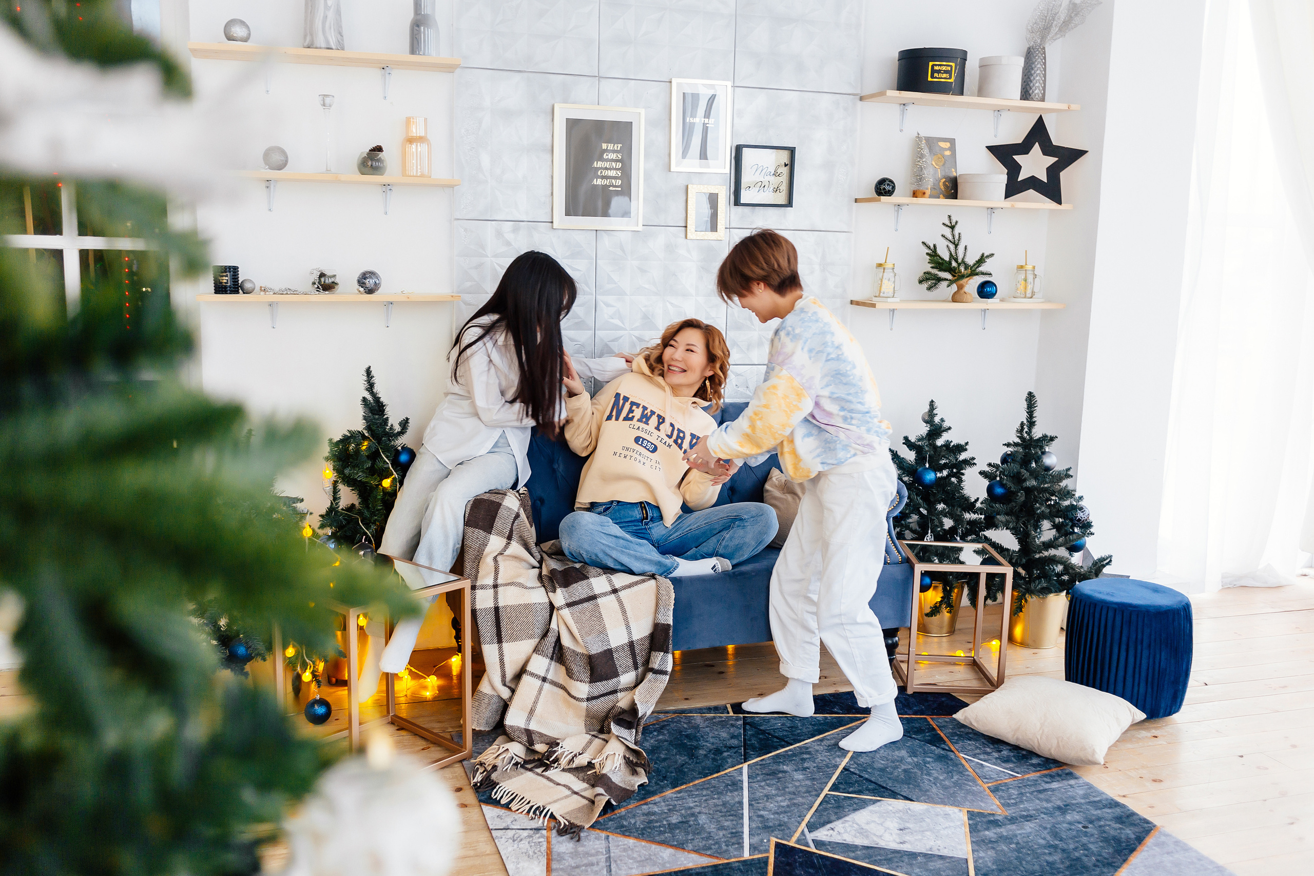 Семейные новогодние съёмки. Фотограф Бурятии София Андриянова