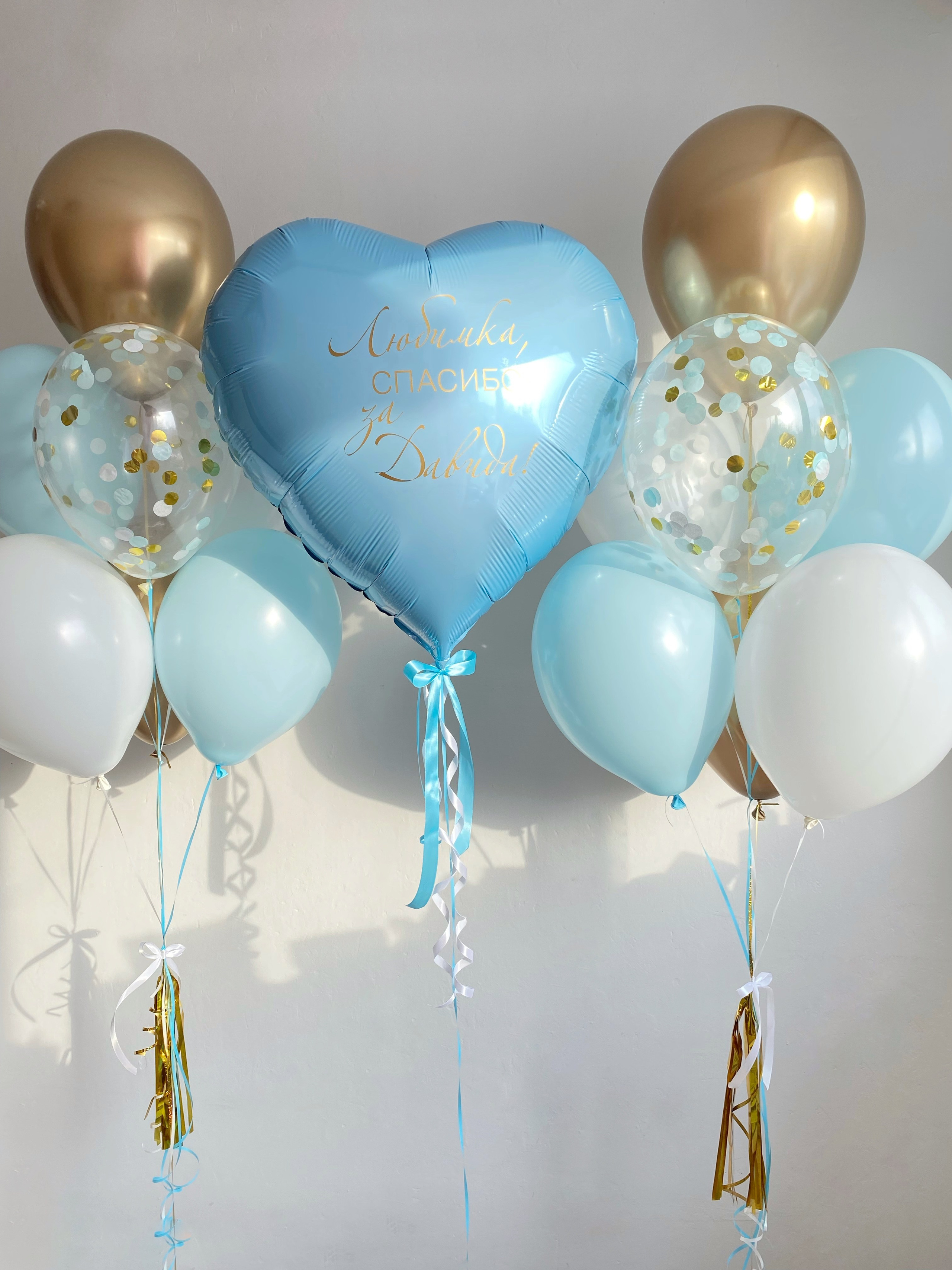 выписка из роддома шары