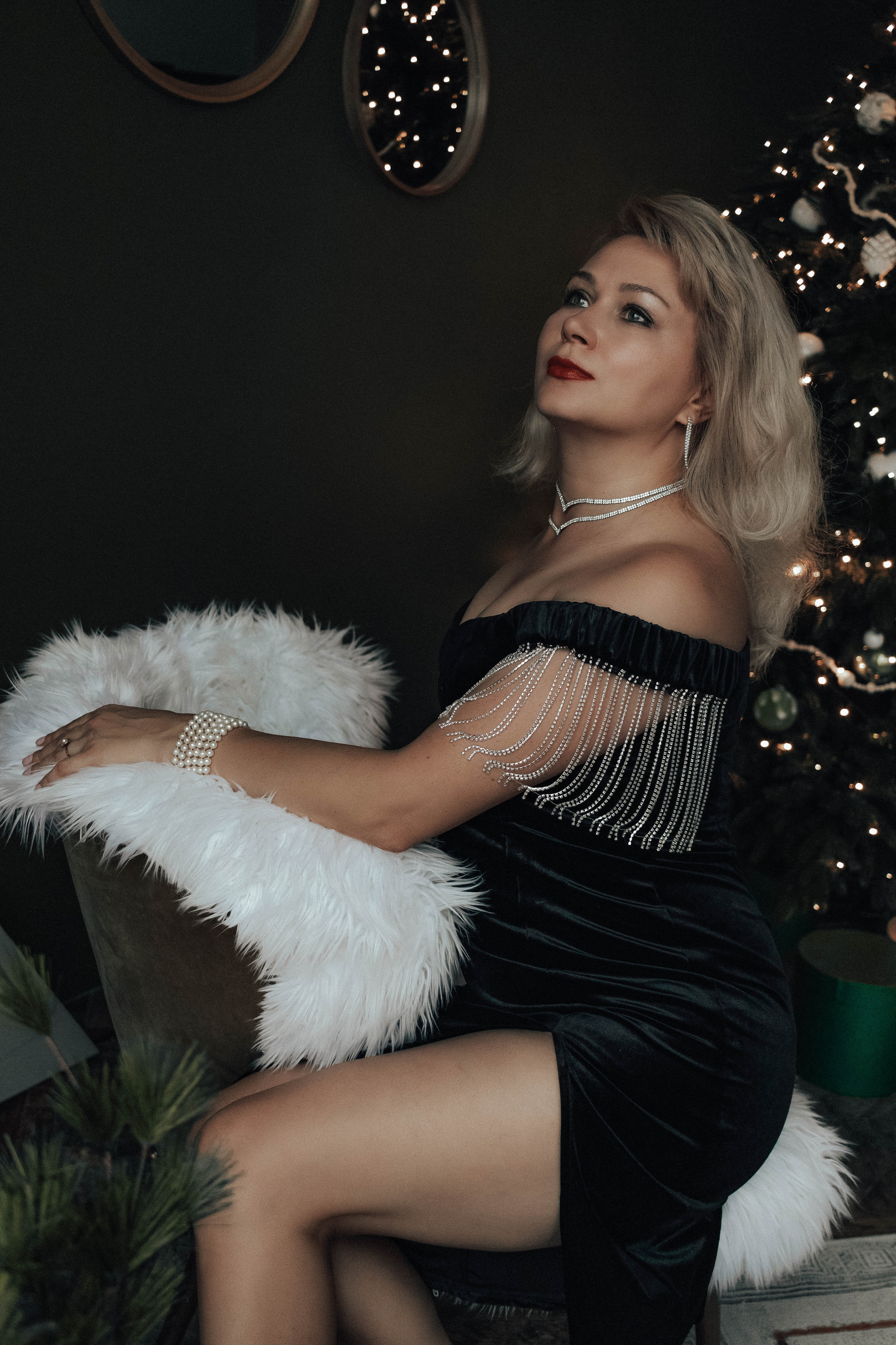 Предновогодняя съемка в студии. Портретный фотограф Москва