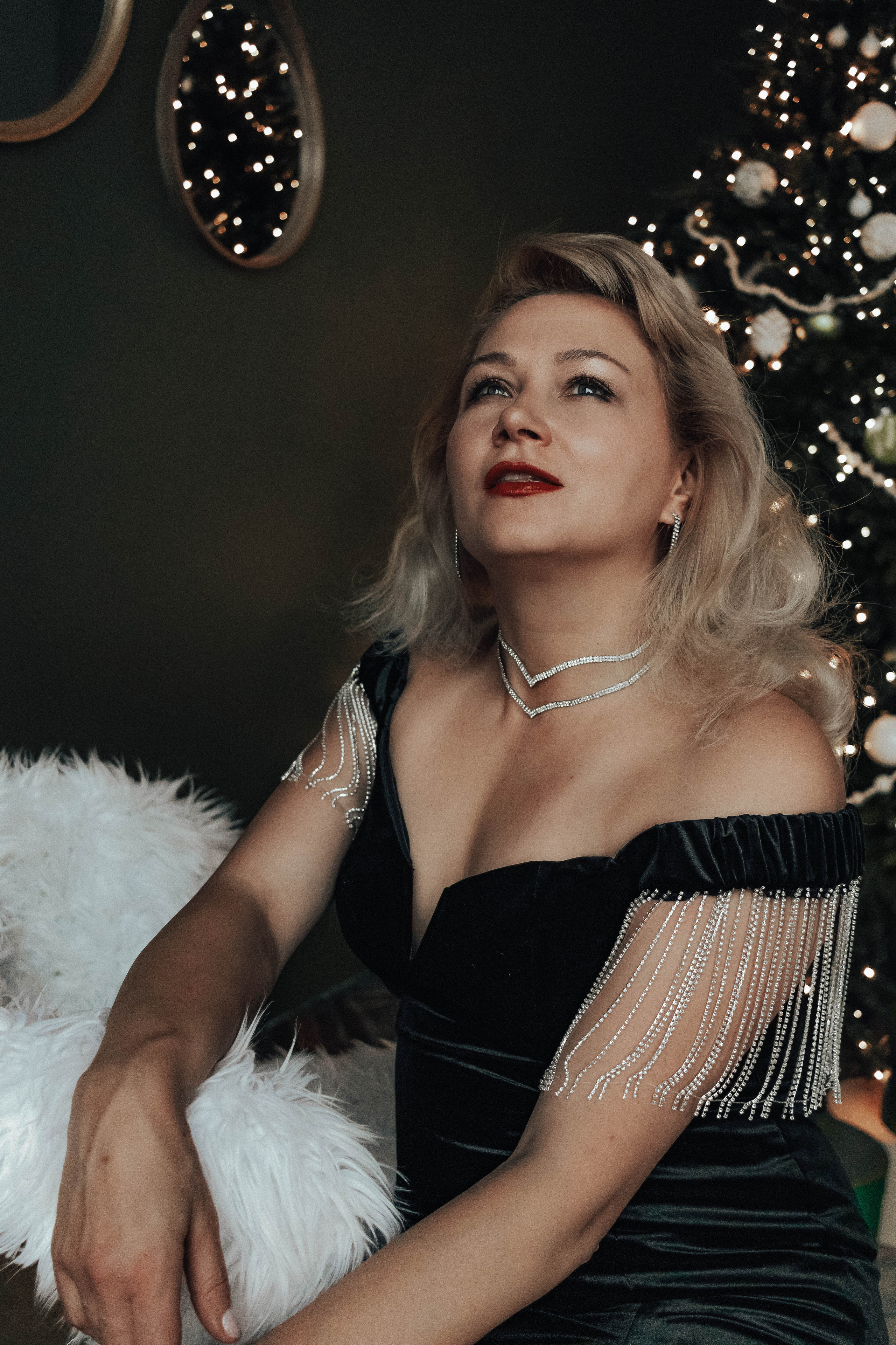 Предновогодняя съемка в студии. Портретный фотограф Москва