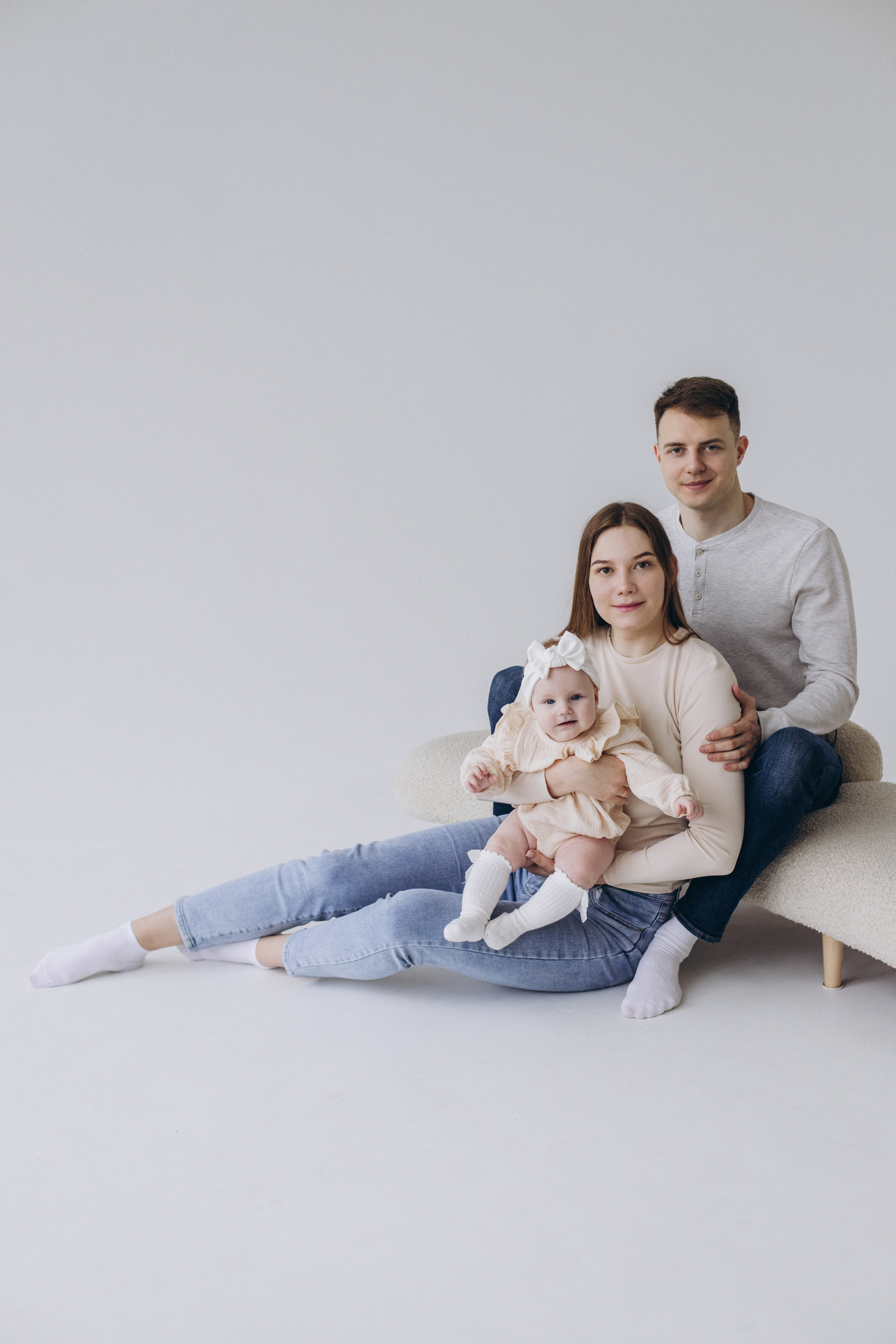 Семейная в студии. Алёна Берёзка фотограф Минск